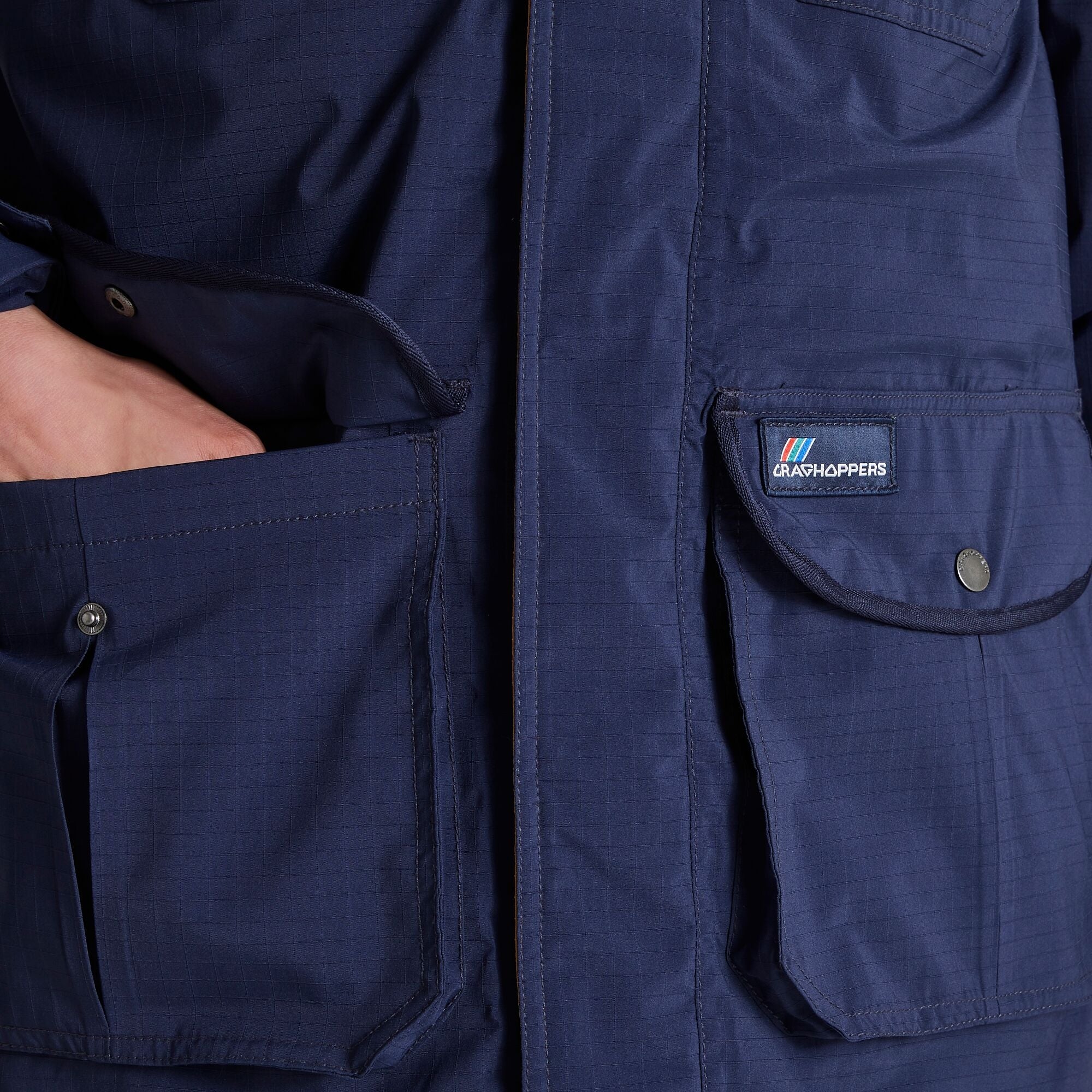 Unisex Hanson Waterproof Parka - Blue Navy