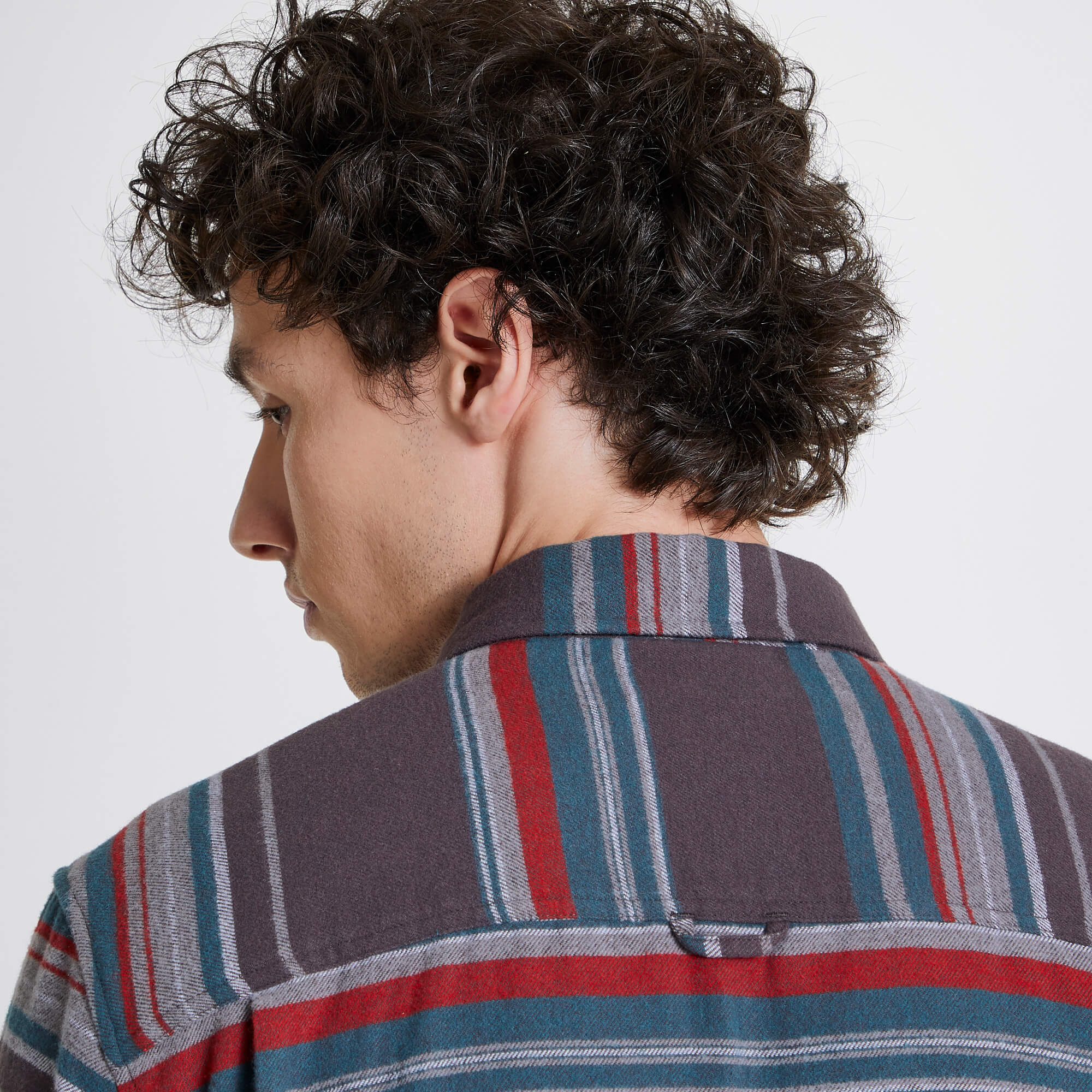 Unisex Ziggy Long Sleeved Shirt - Coast Grey Stripe