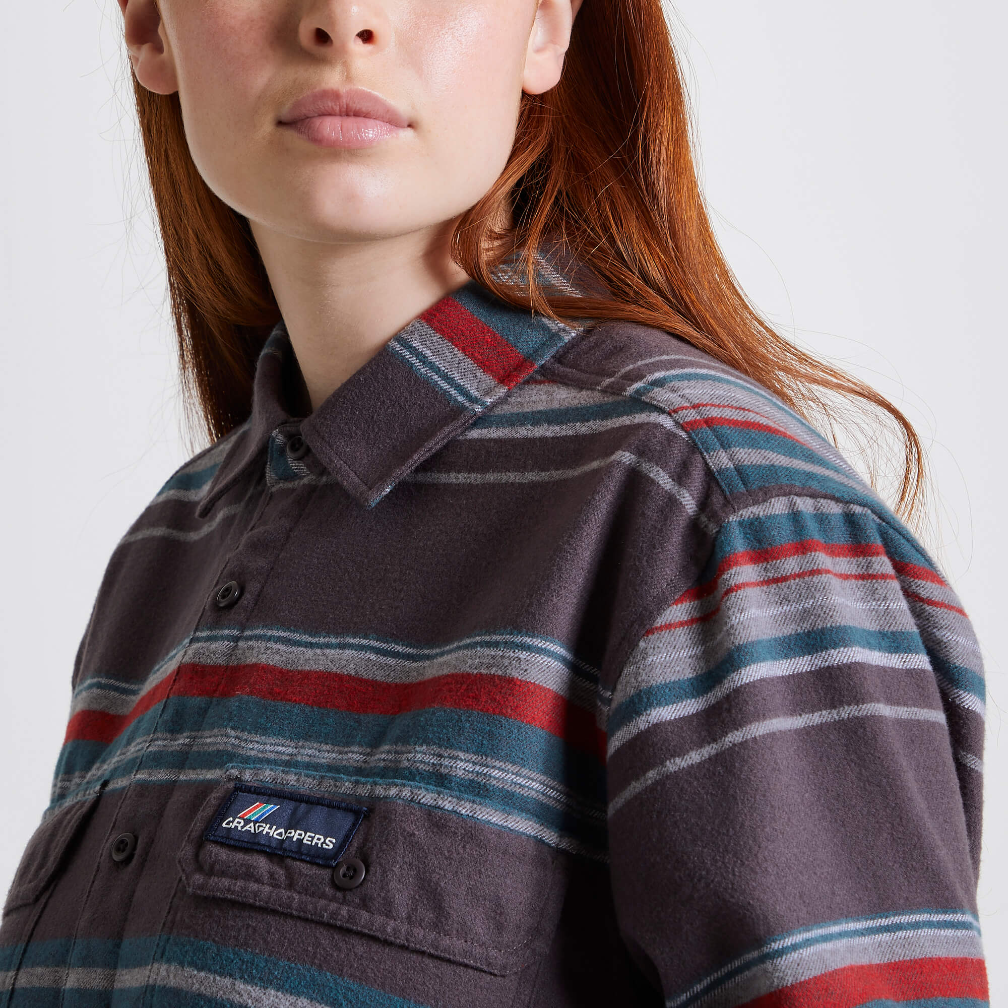 Unisex Ziggy Long Sleeved Shirt - Coast Grey Stripe