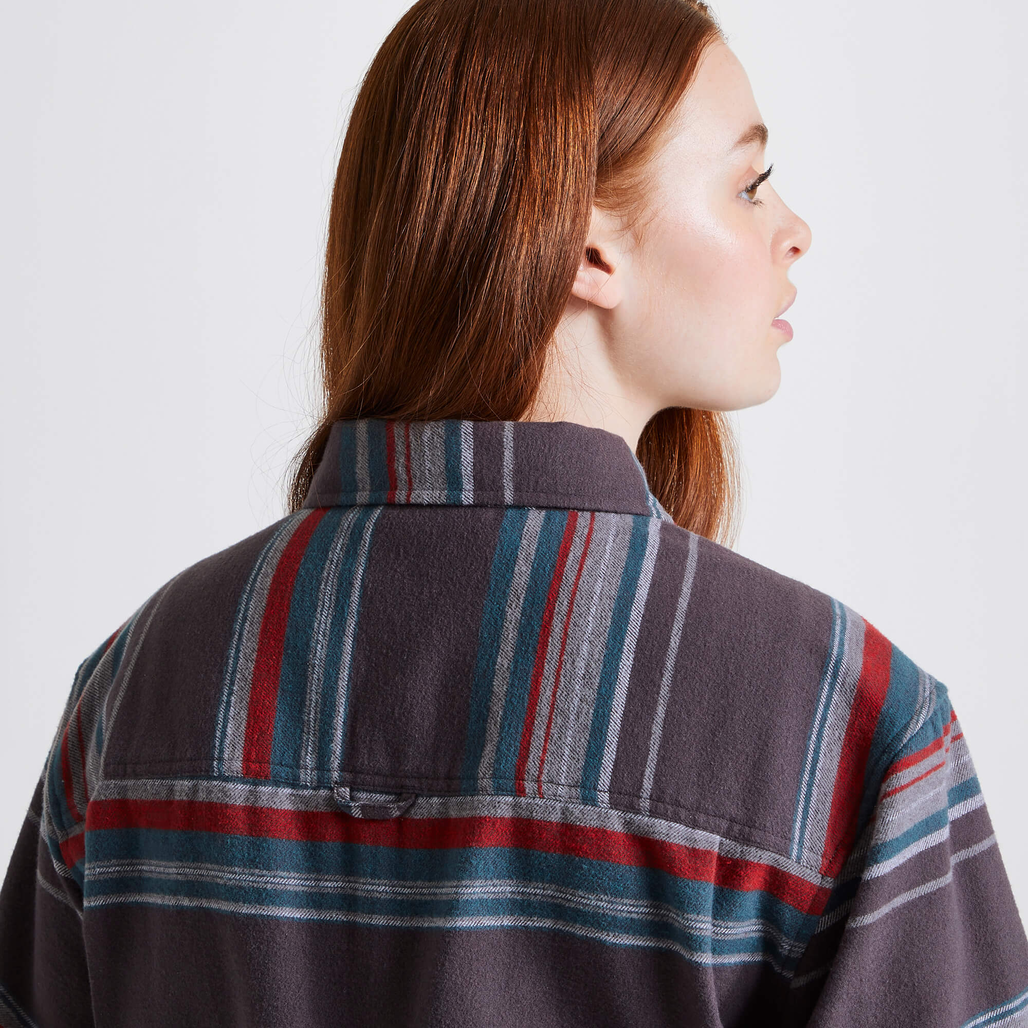 Unisex Ziggy Long Sleeved Shirt - Coast Grey Stripe