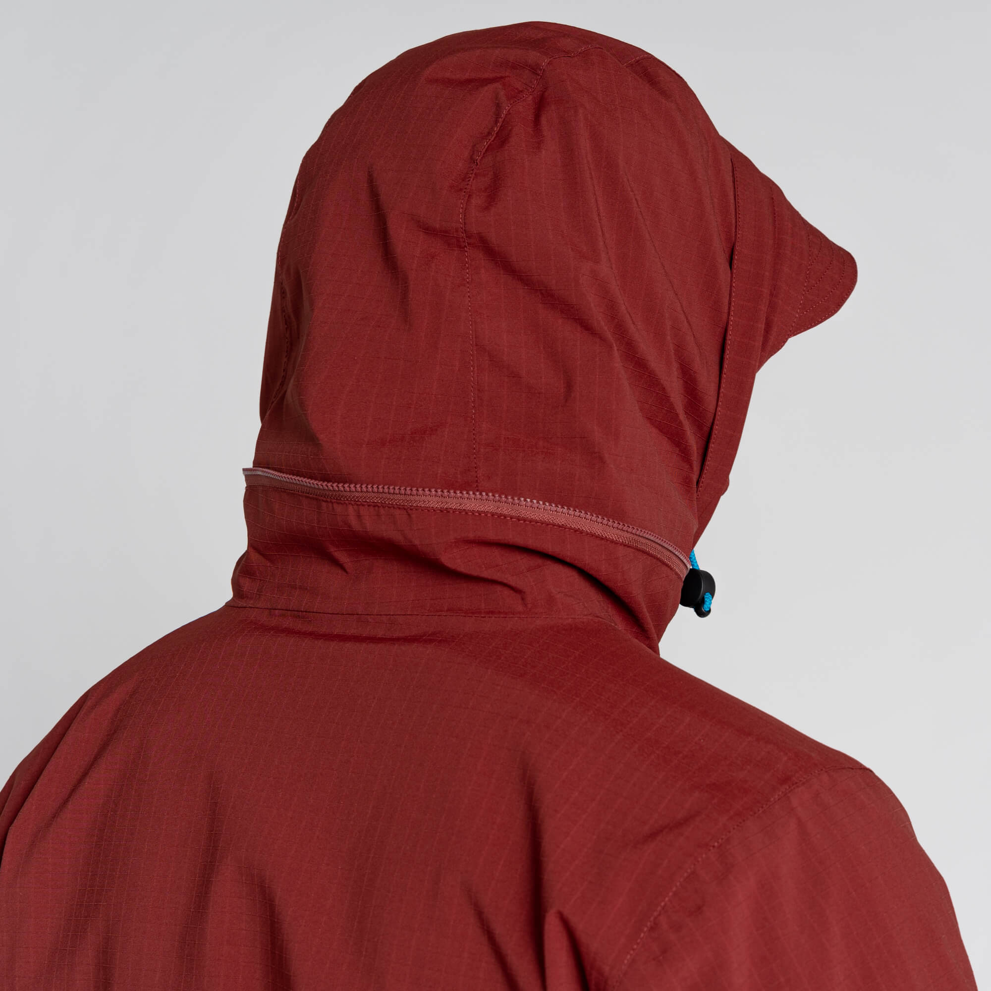 Unisex Anderson Waterproof Cagoule - Mahogany/Potters Clay