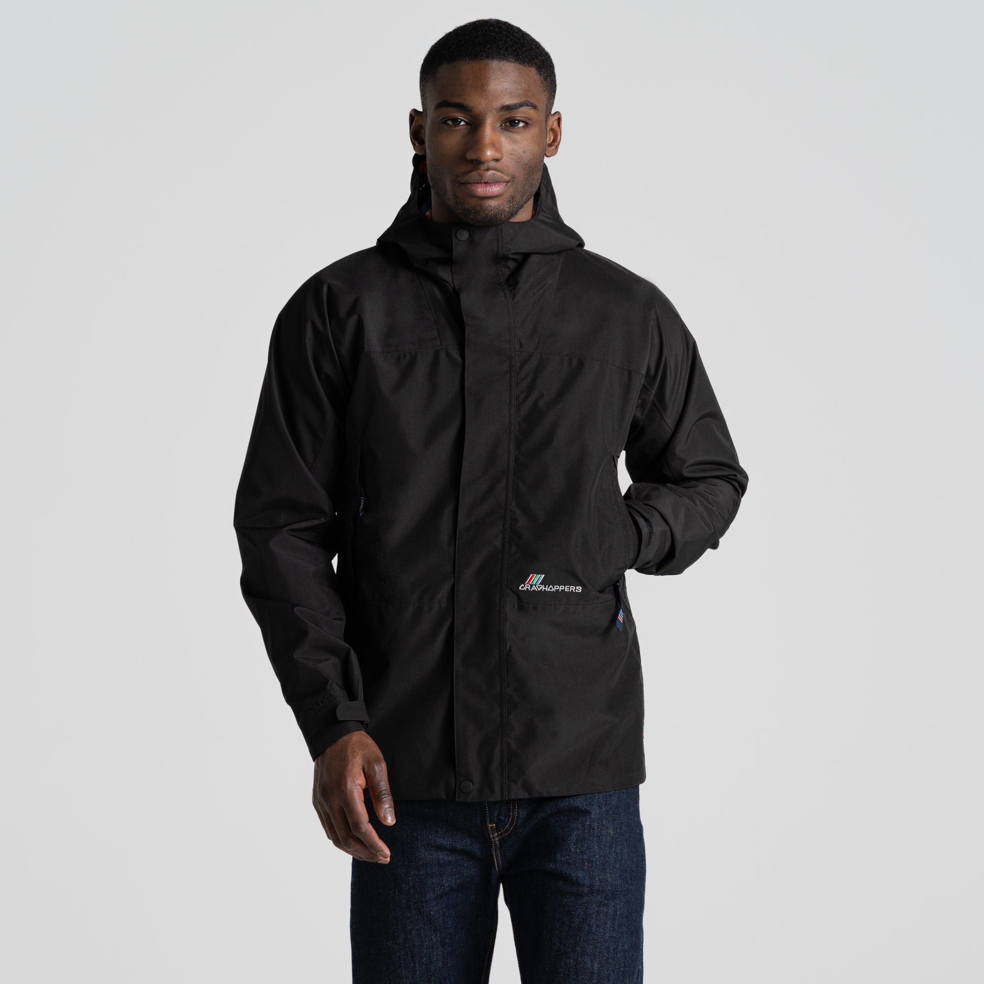 Unisex Dustin Waterproof Jacket - Black