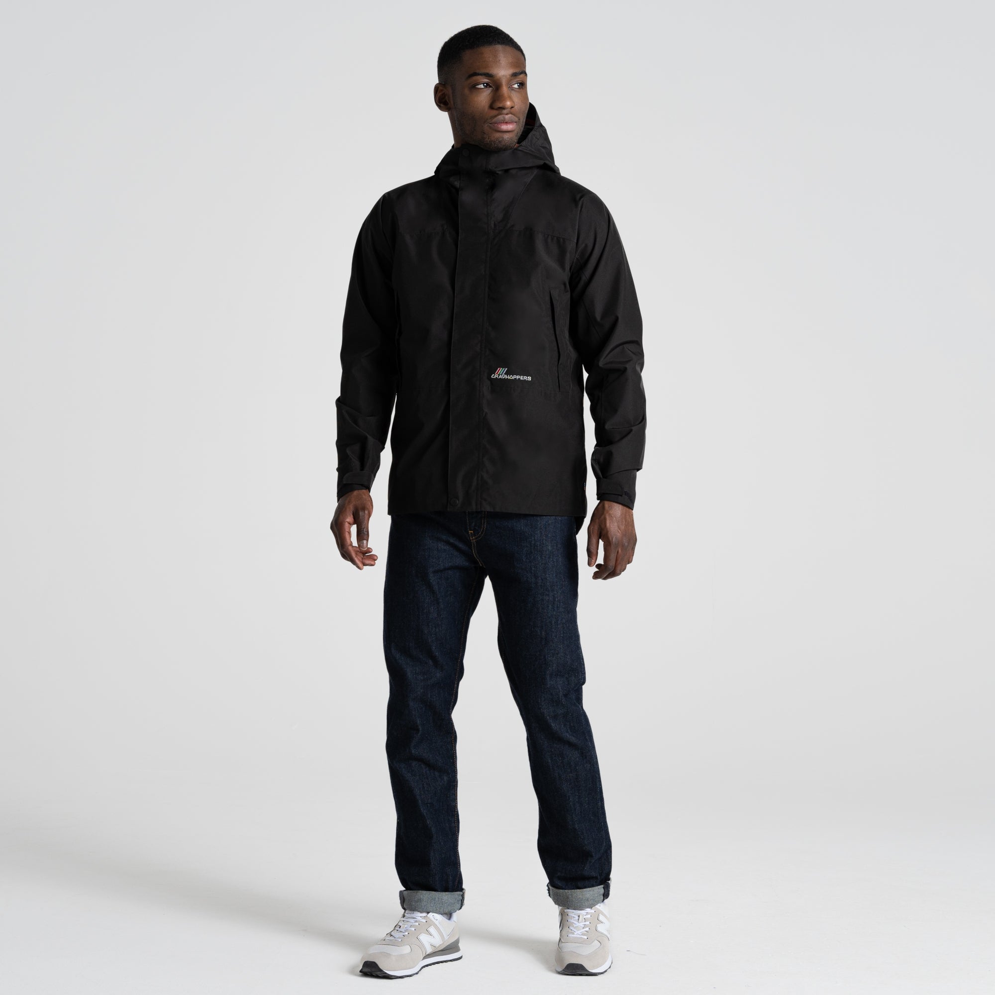 Unisex Dustin Waterproof Jacket - Black