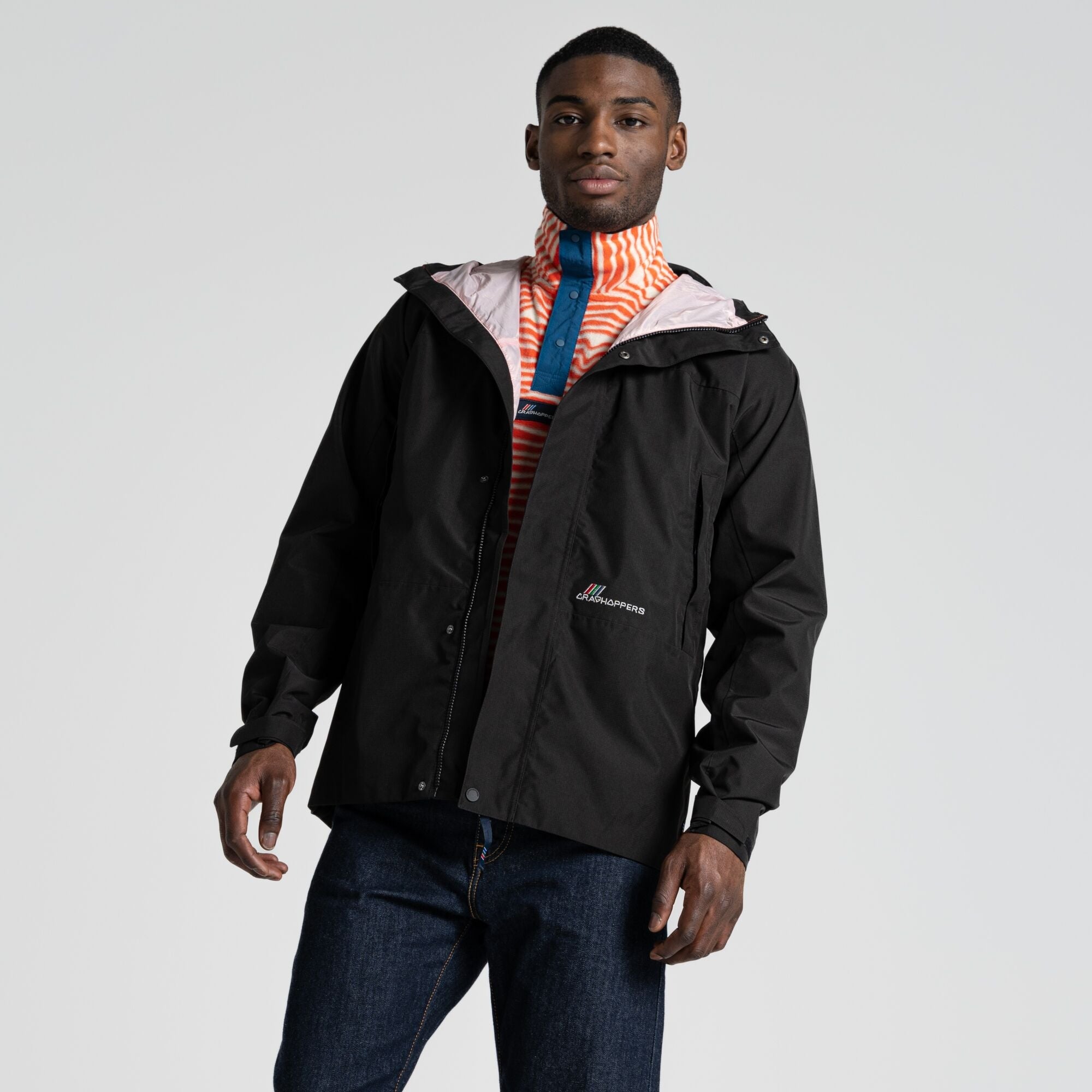 Unisex Dustin Waterproof Jacket - Black