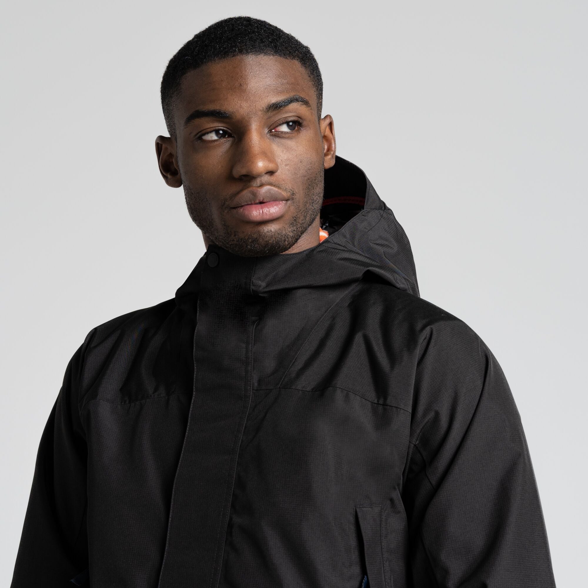 Unisex Dustin Waterproof Jacket - Black
