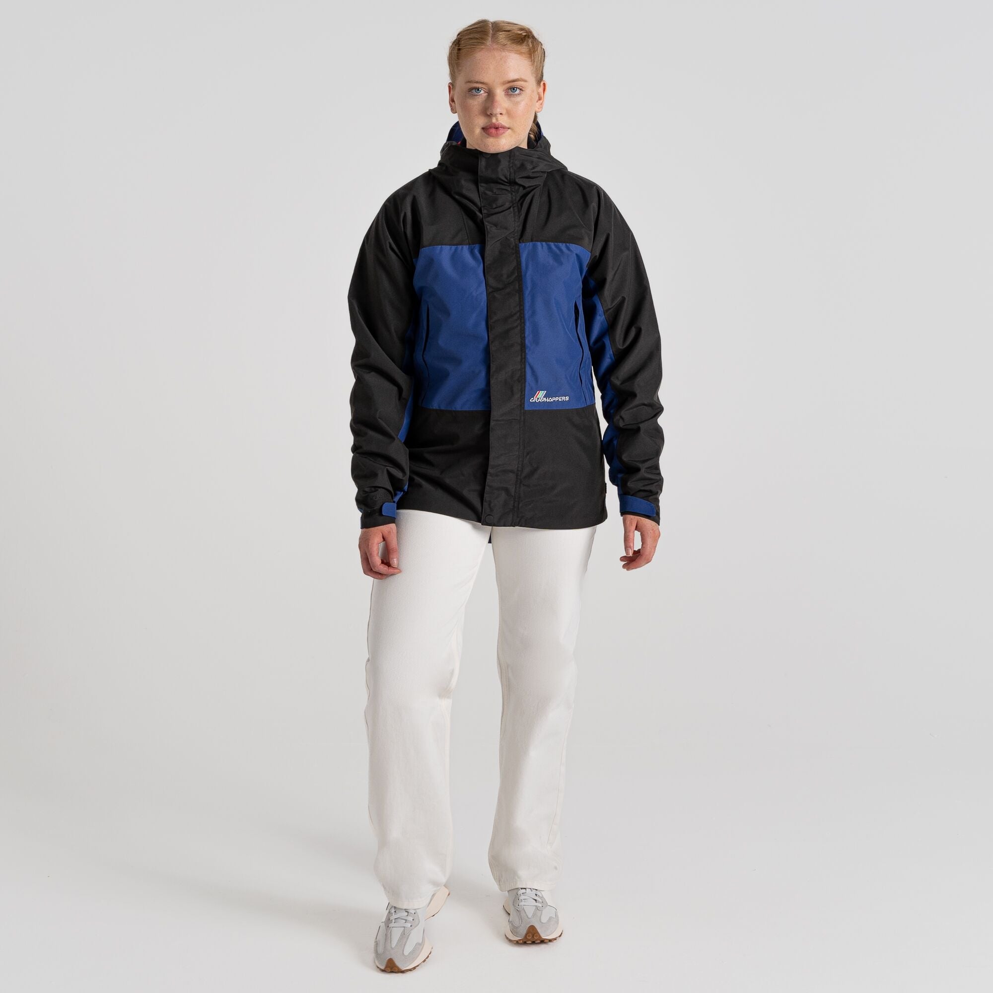Unisex Dustin Waterproof Jacket - Purple Sky/Black