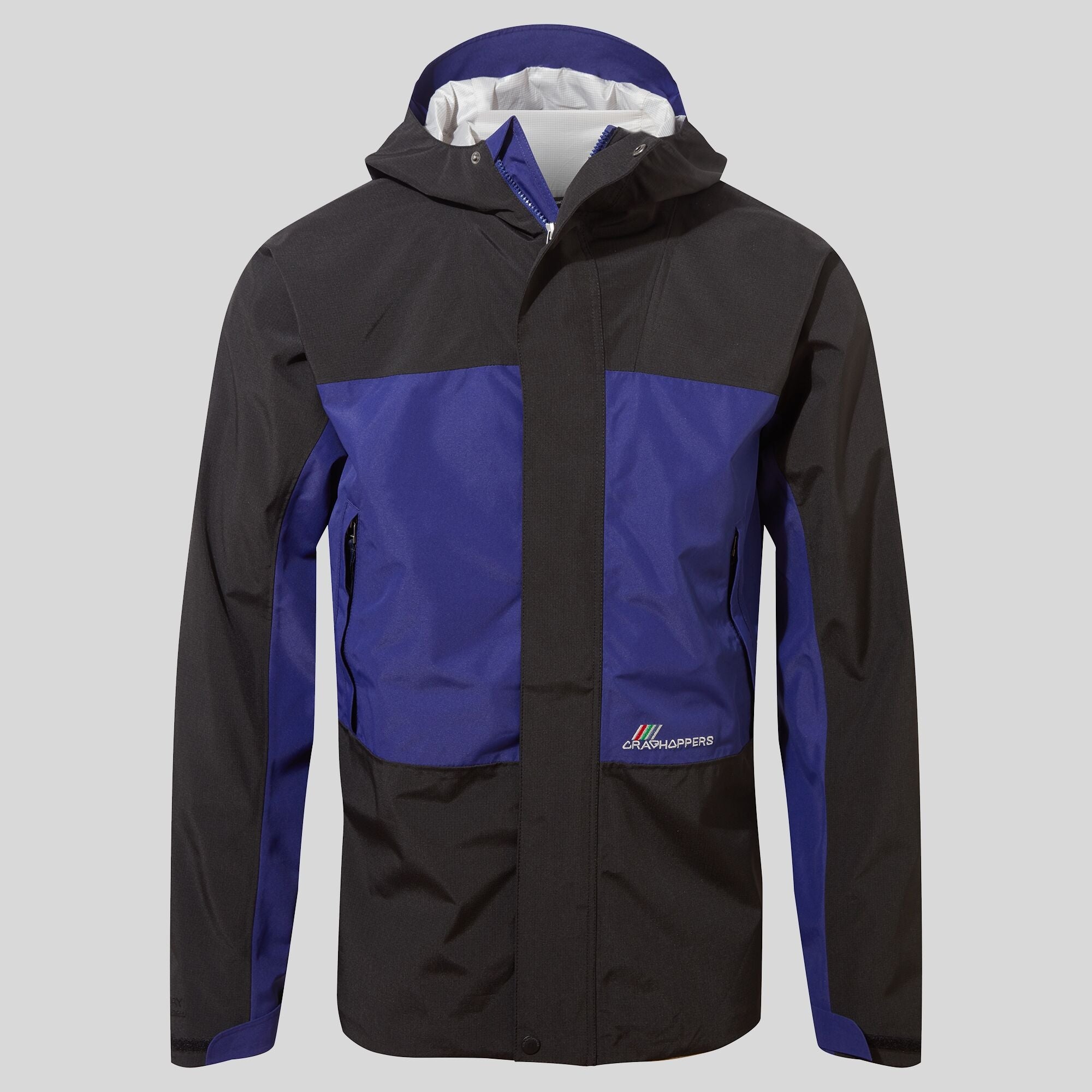 Unisex Dustin Waterproof Jacket - Purple Sky/Black