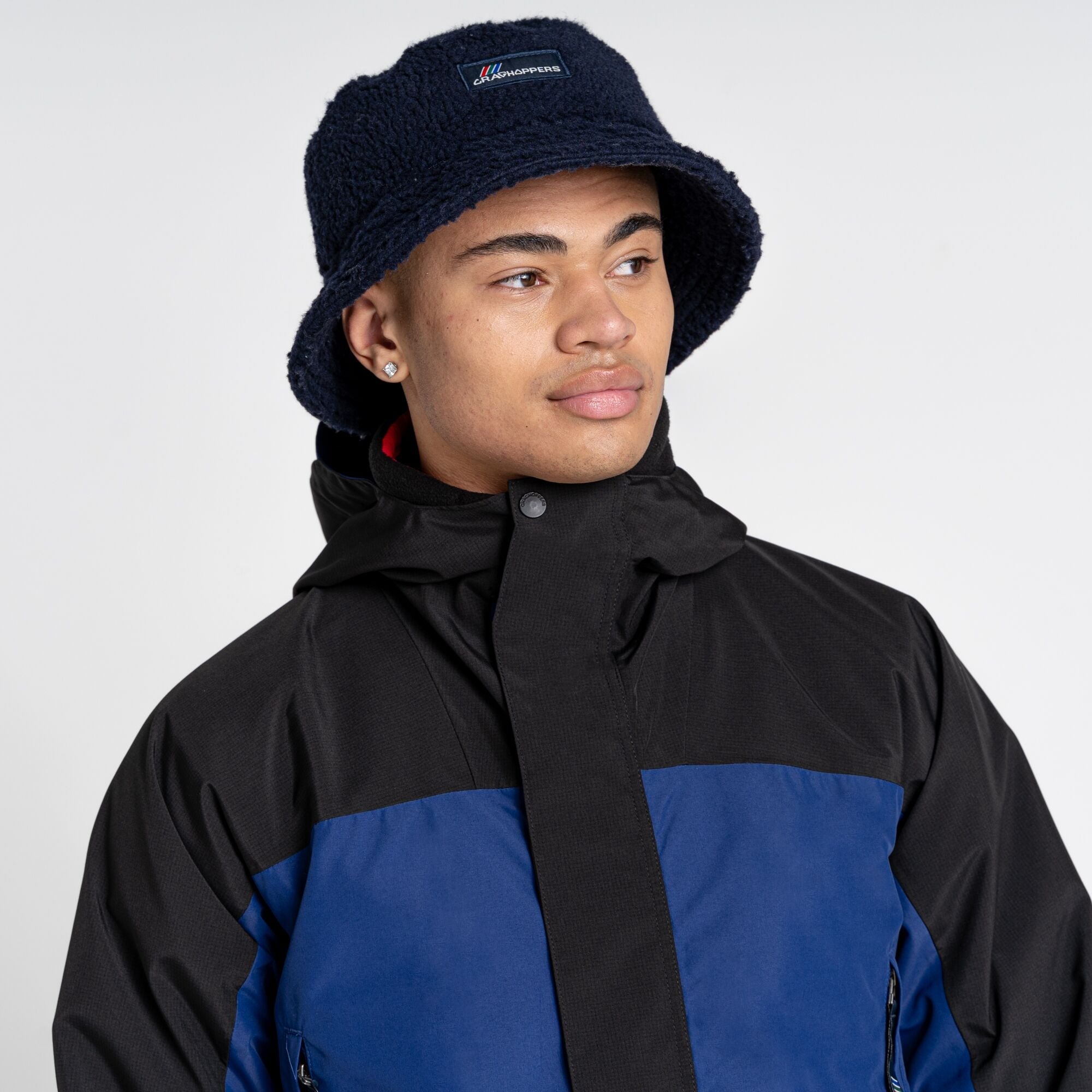 Unisex Dustin Waterproof Jacket - Purple Sky/Black