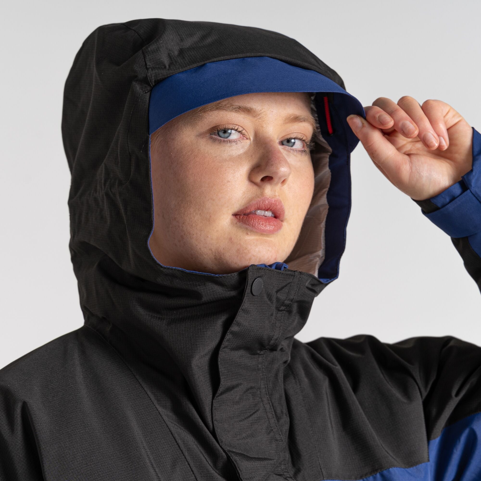 Unisex Dustin Waterproof Jacket - Purple Sky/Black