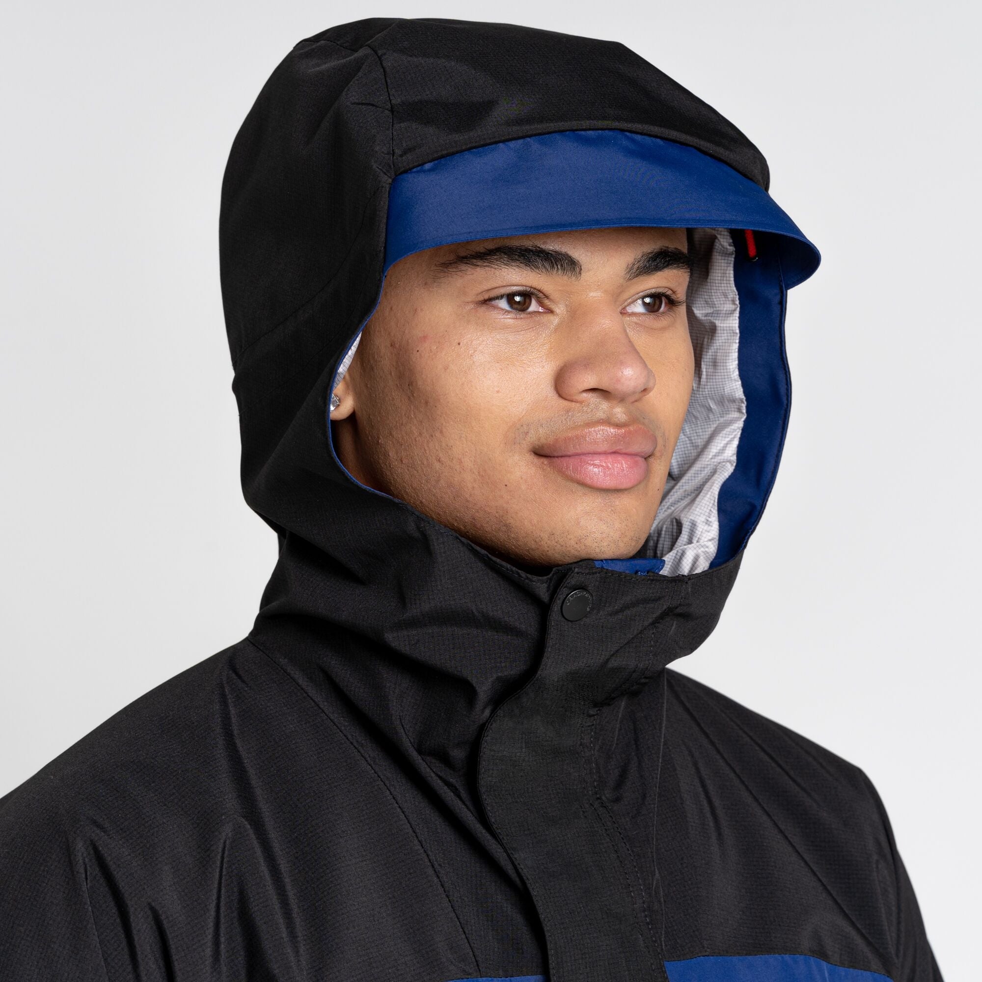 Unisex Dustin Waterproof Jacket - Purple Sky/Black