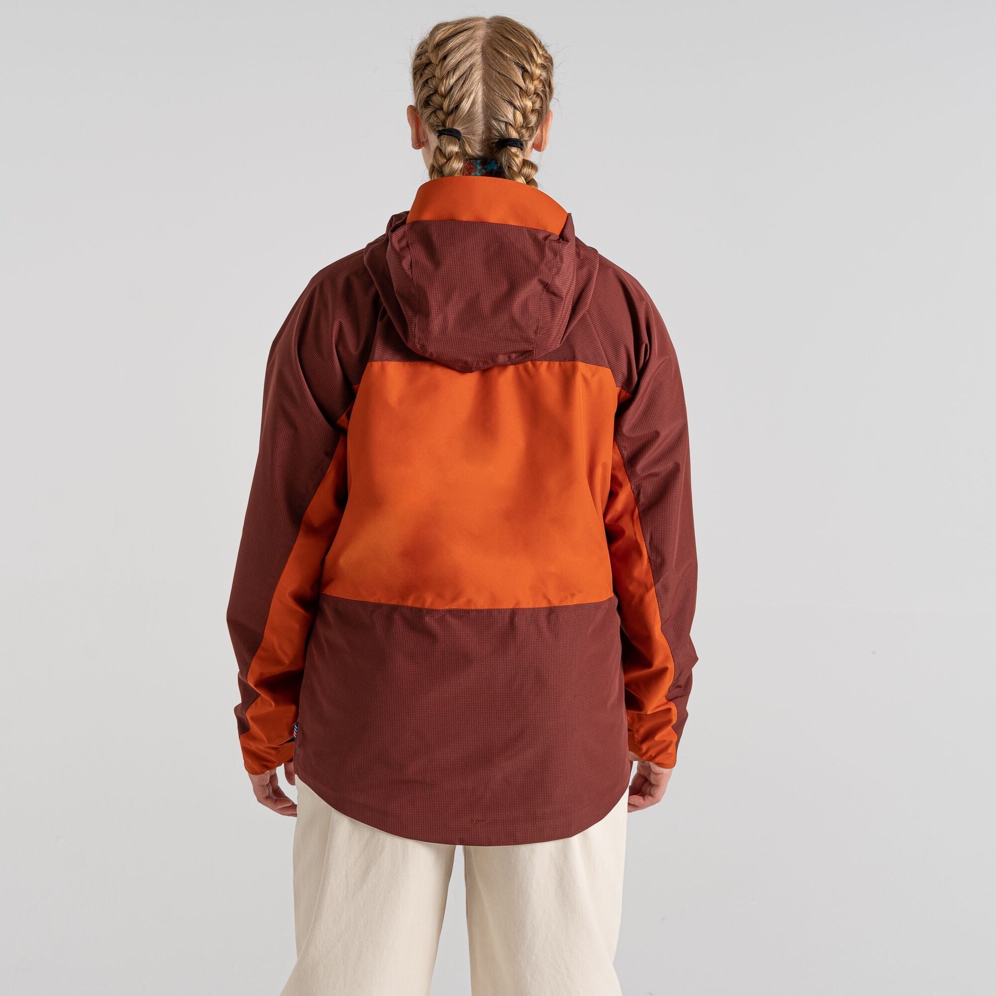 Unisex Dustin Waterproof Jacket - Potters Clay/Mahogany