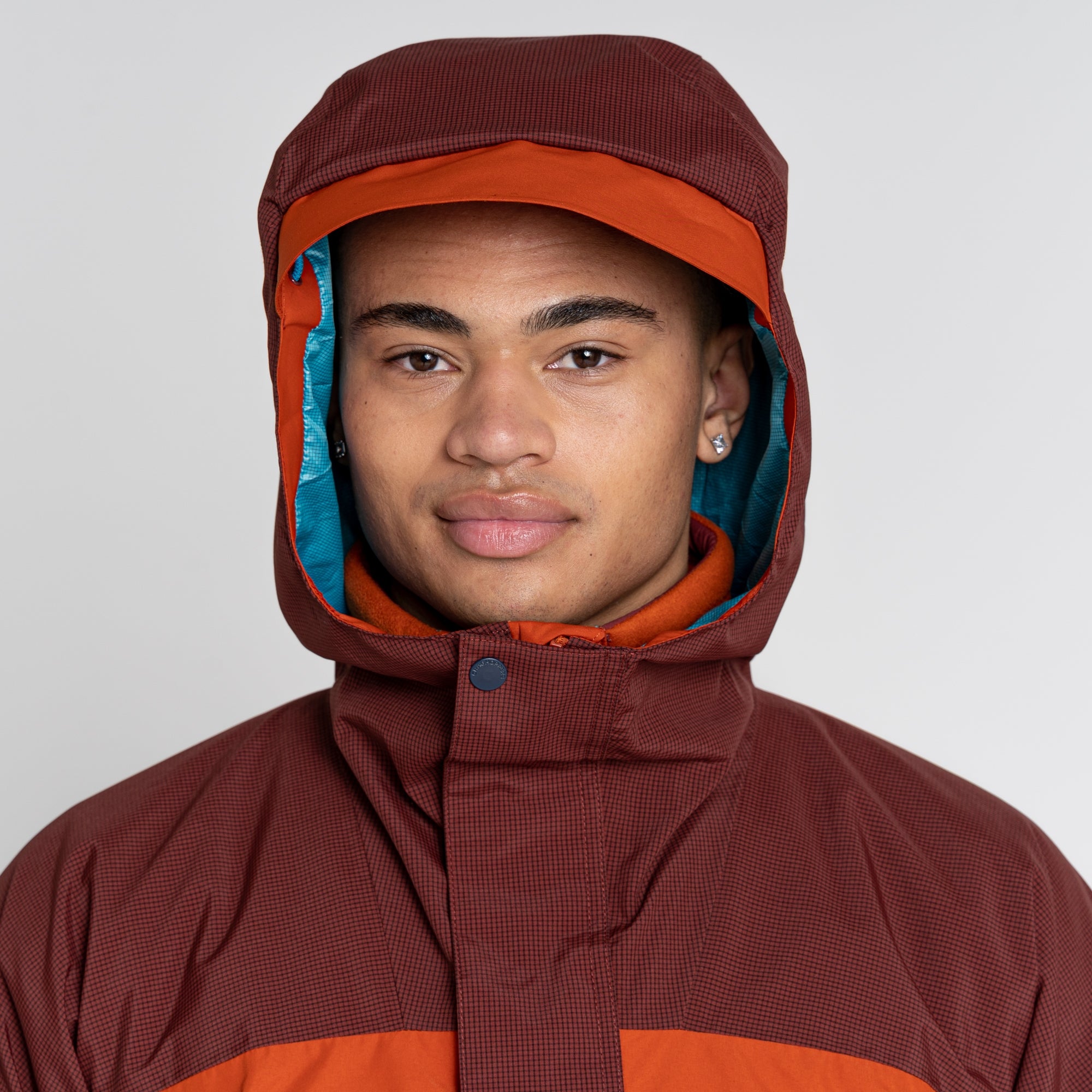Unisex Dustin Waterproof Jacket - Potters Clay/Mahogany