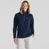 Women's Miska Half Zip Fleece - Blue Navy