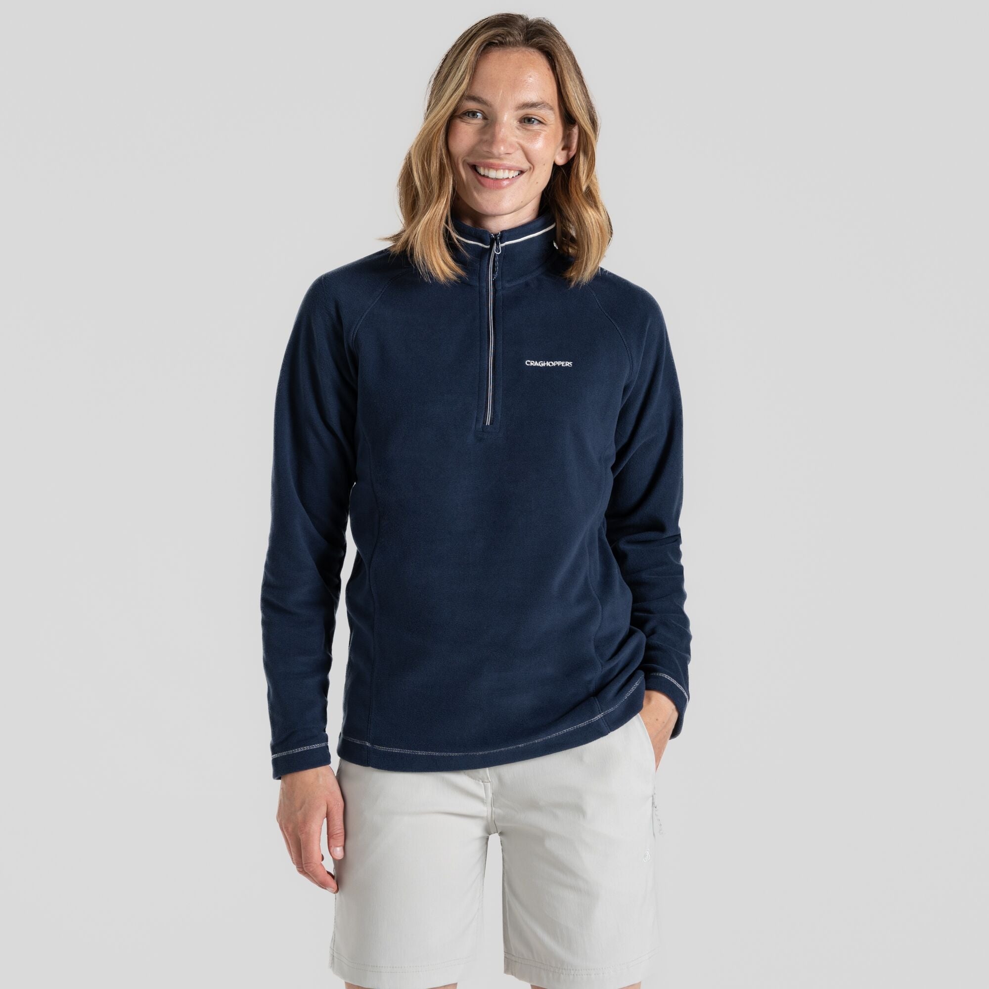 Women's Miska Half Zip Fleece - Blue Navy
