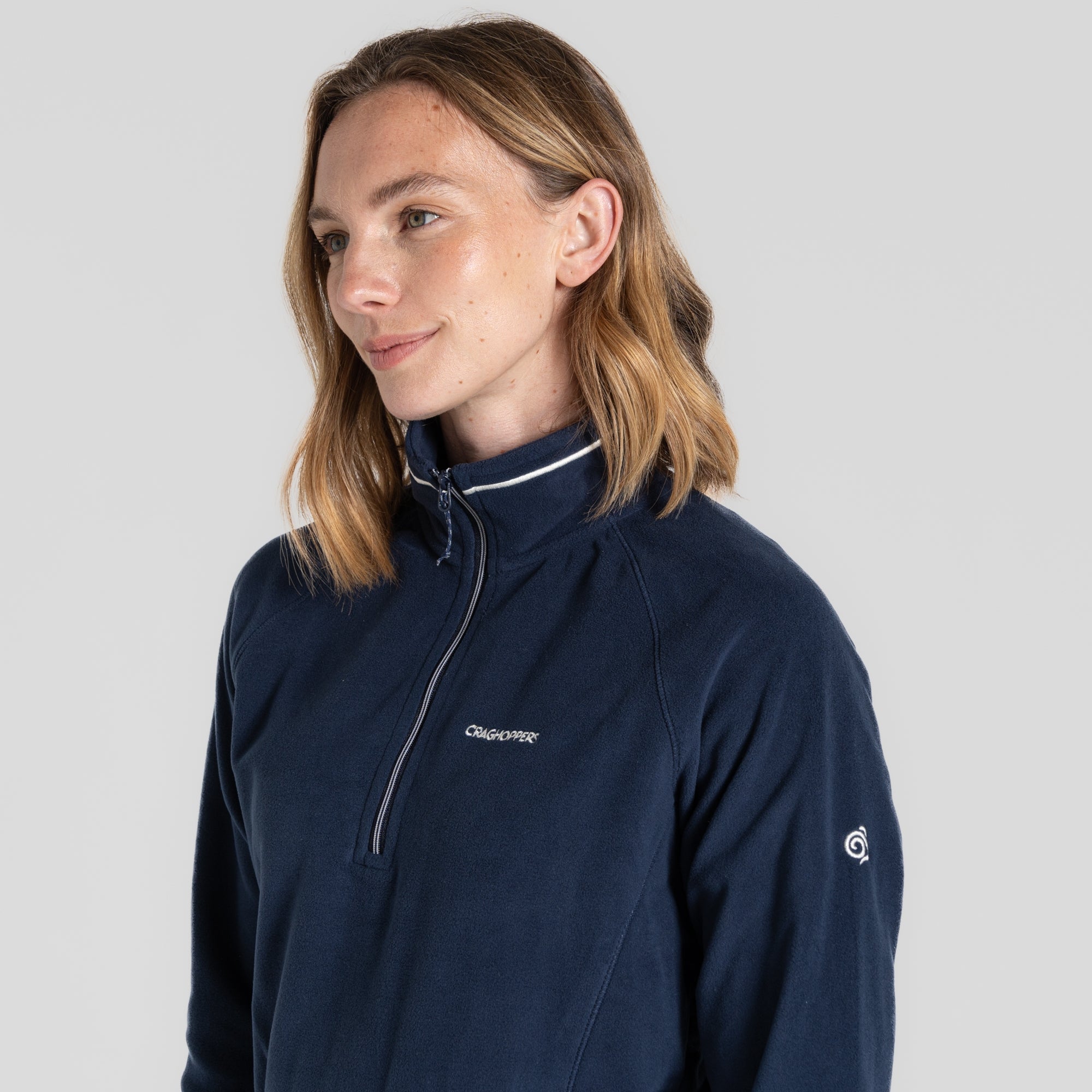 Women's Miska Half Zip Fleece - Blue Navy