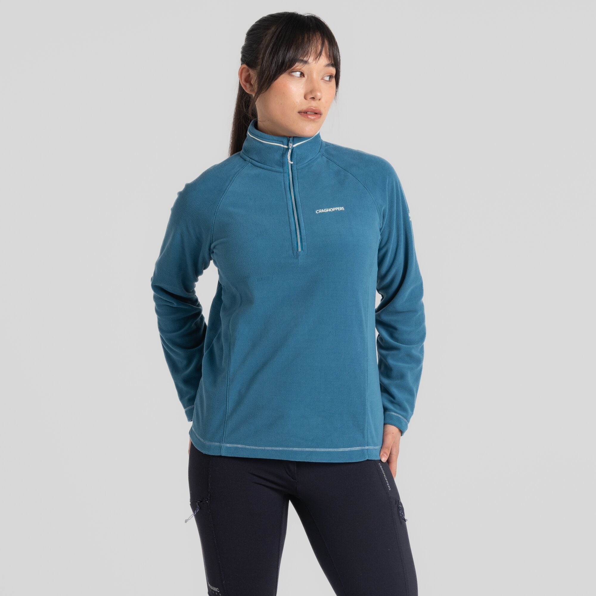 Women's Miska Half Zip Fleece - Tay Blue