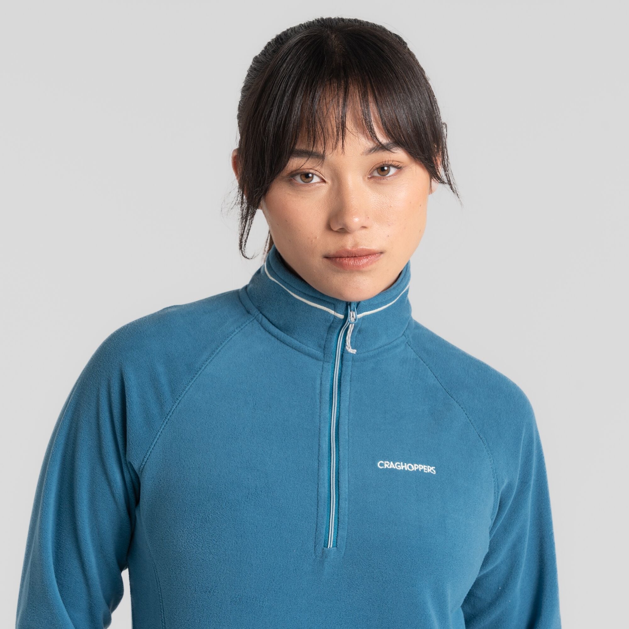 Women's Miska Half Zip Fleece - Tay Blue