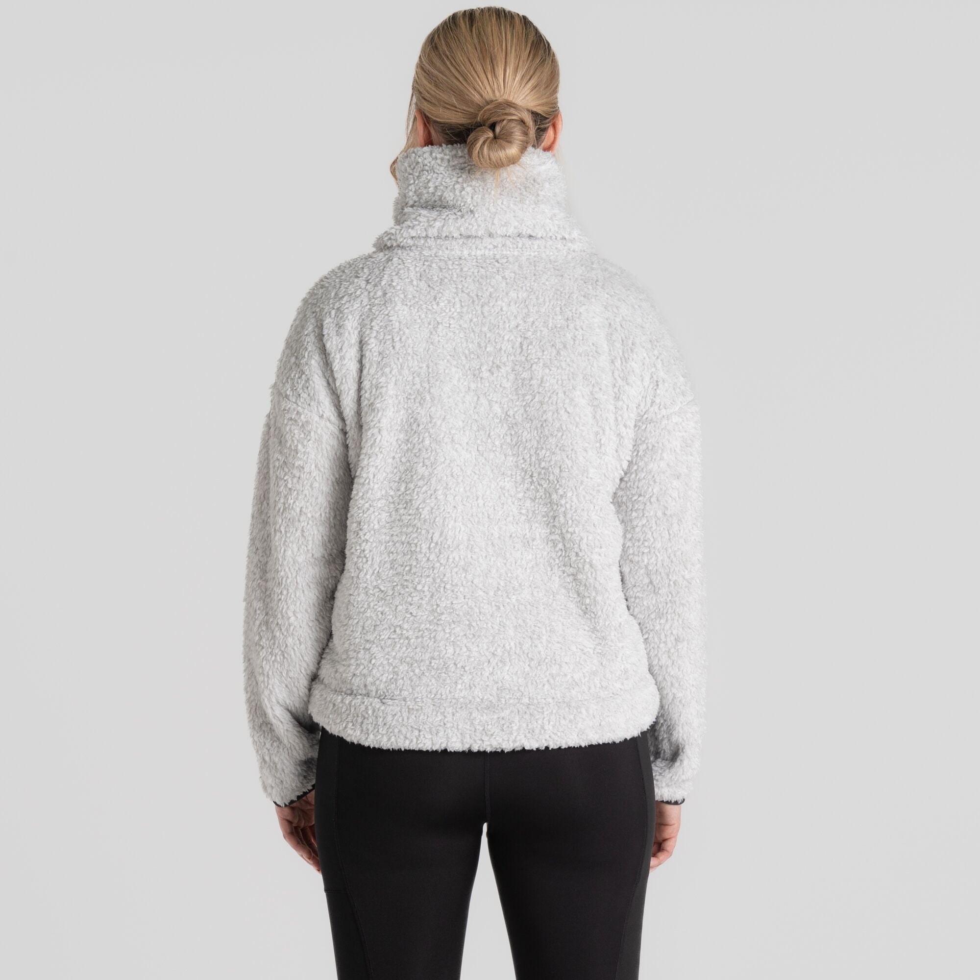 Women's Bronagh Half Zip - Light Grey Marl