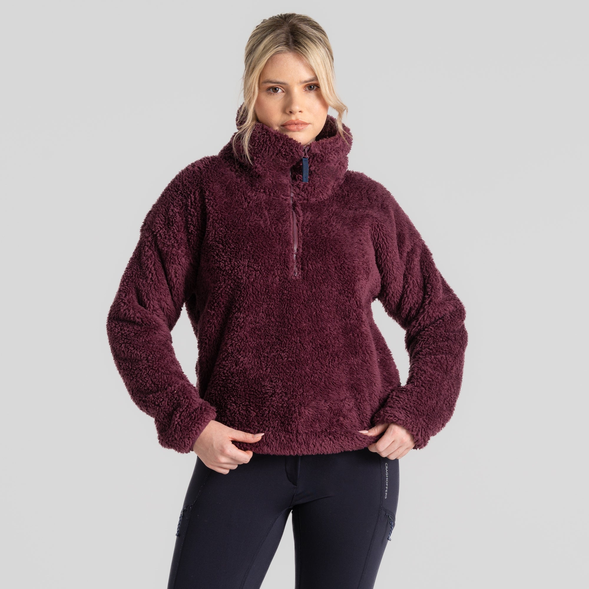Women's Bronagh Half Zip - Deep Violet