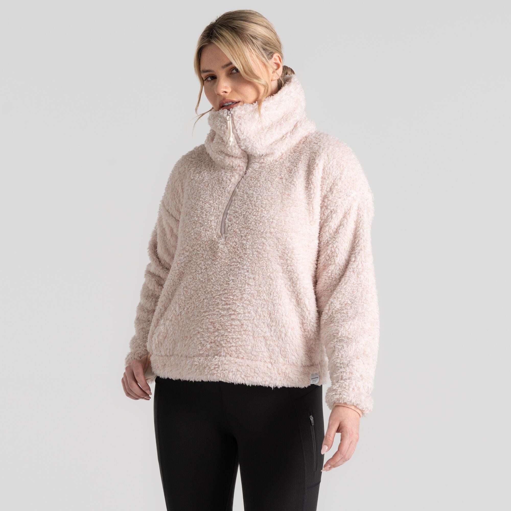 Women's Bronagh Half Zip - Pink Dusk Marl