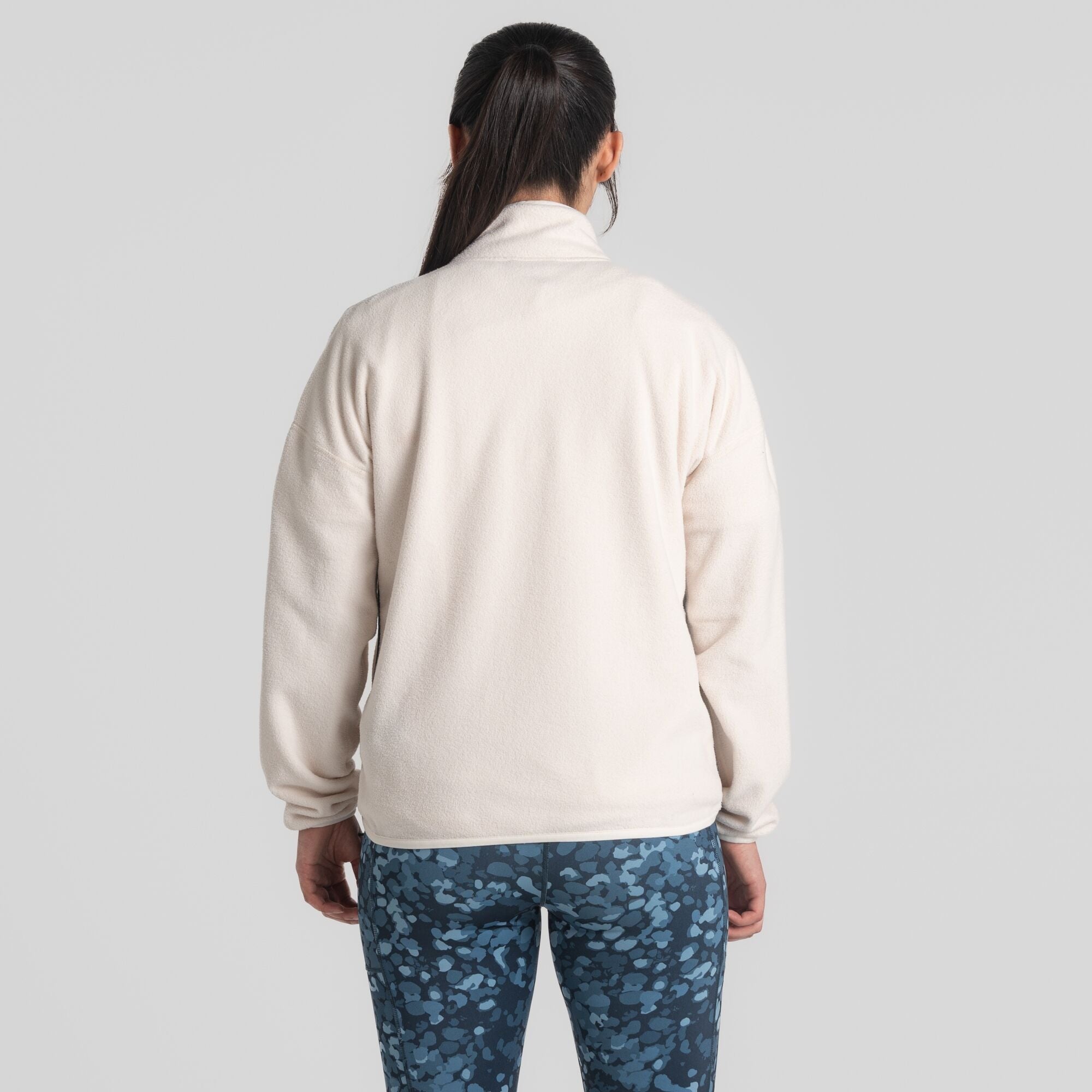 Women's CO2 Renu Half Zip Fleece - Ecru