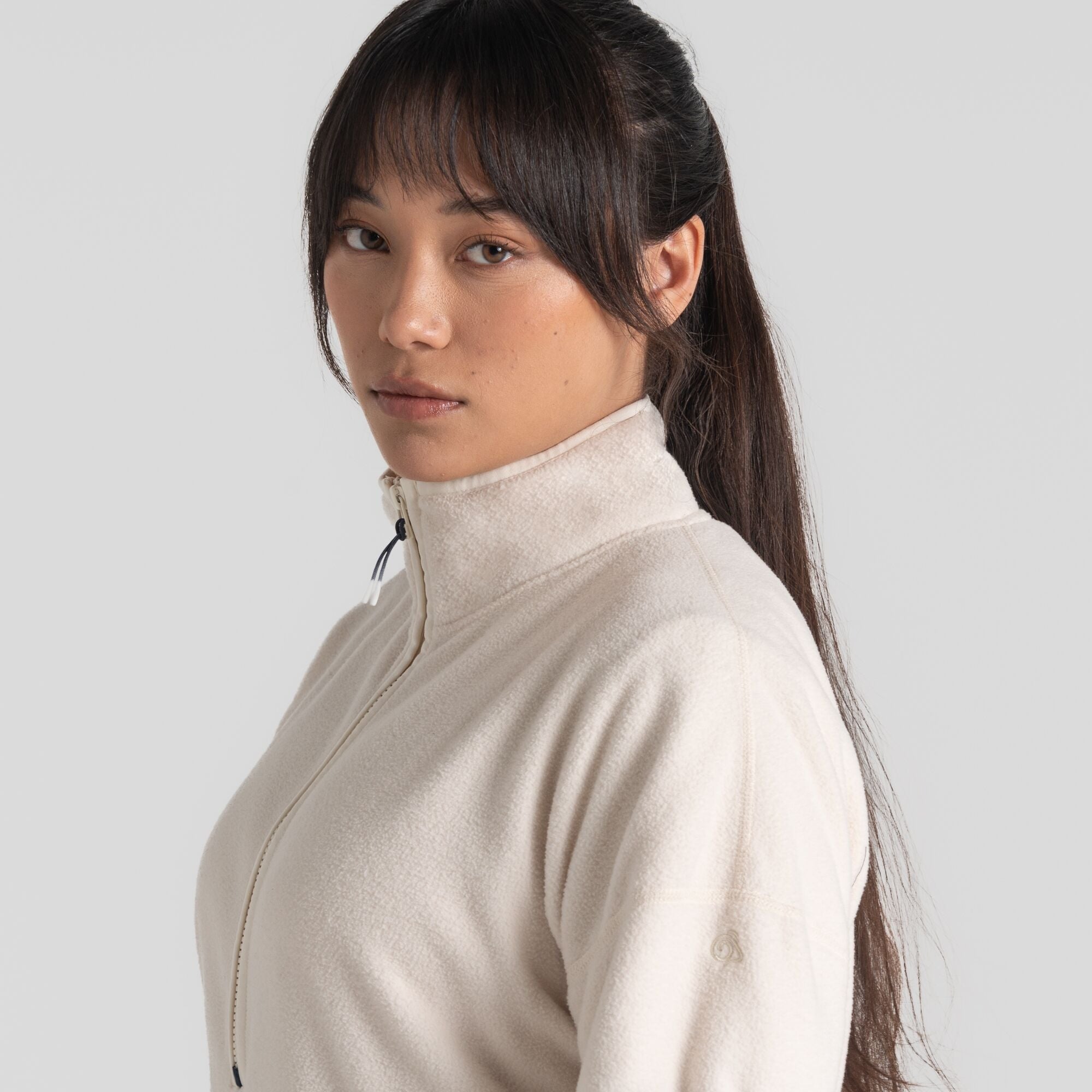 Women's CO2 Renu Half Zip Fleece - Ecru