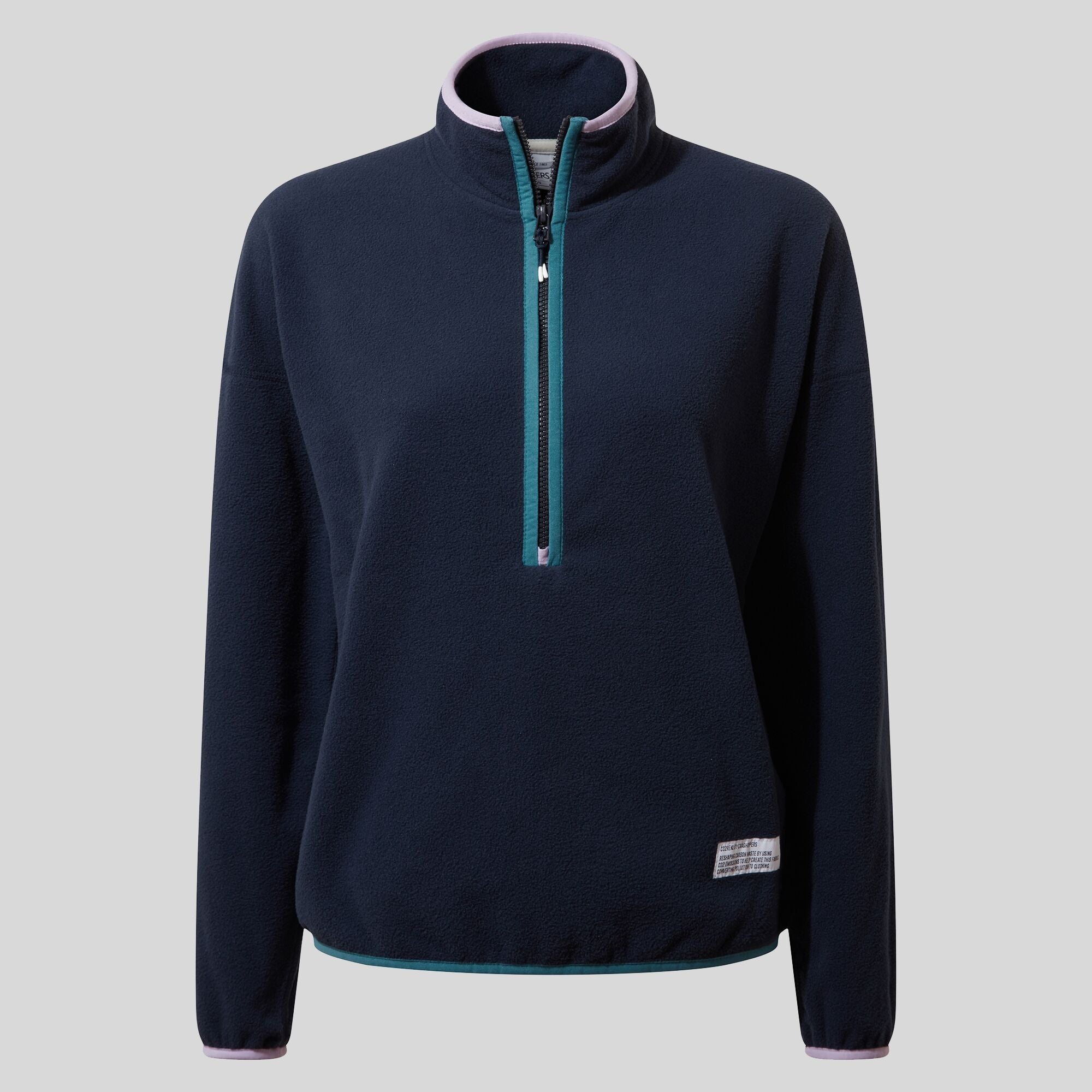 Women's CO2 Renu Half Zip Fleece - Blue Navy