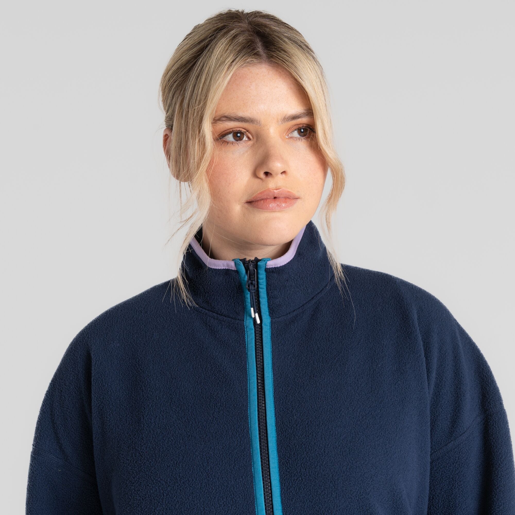 Women's CO2 Renu Half Zip Fleece - Blue Navy