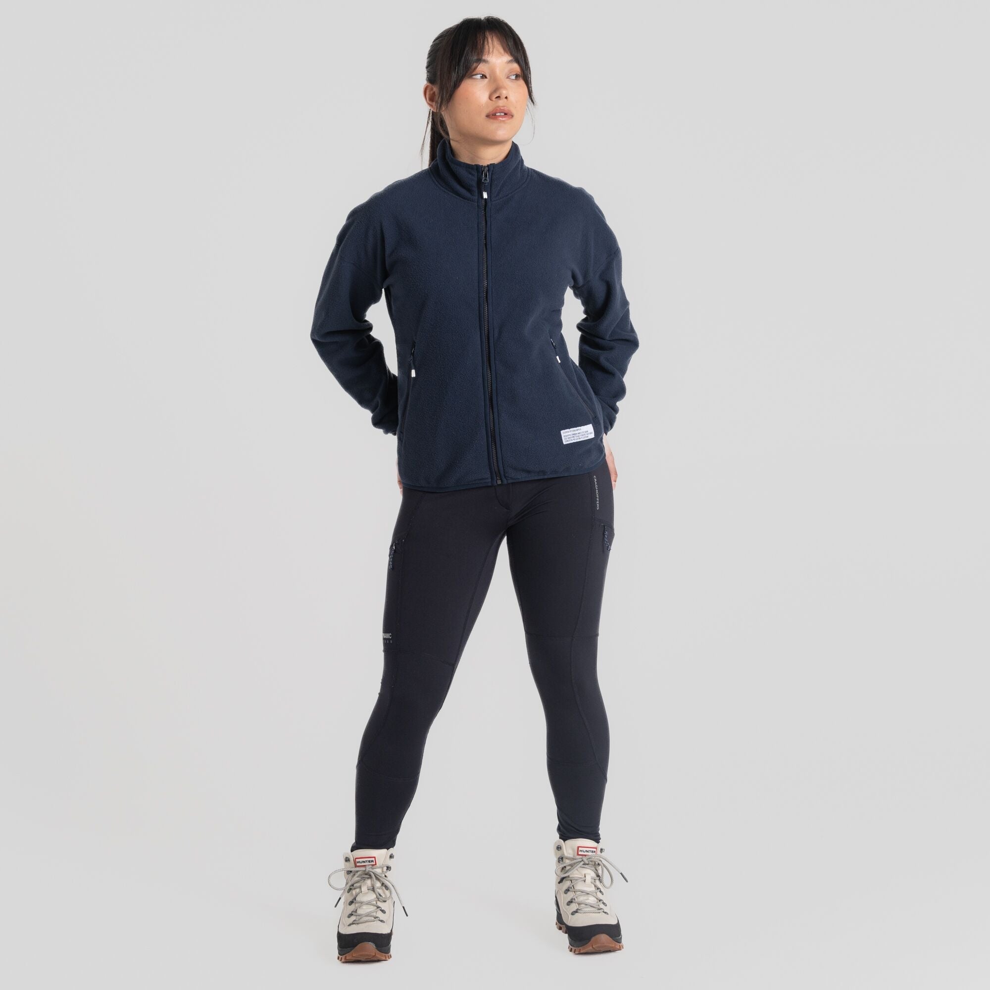 Women's CO2 Renu Full Zip Fleece - Blue Navy