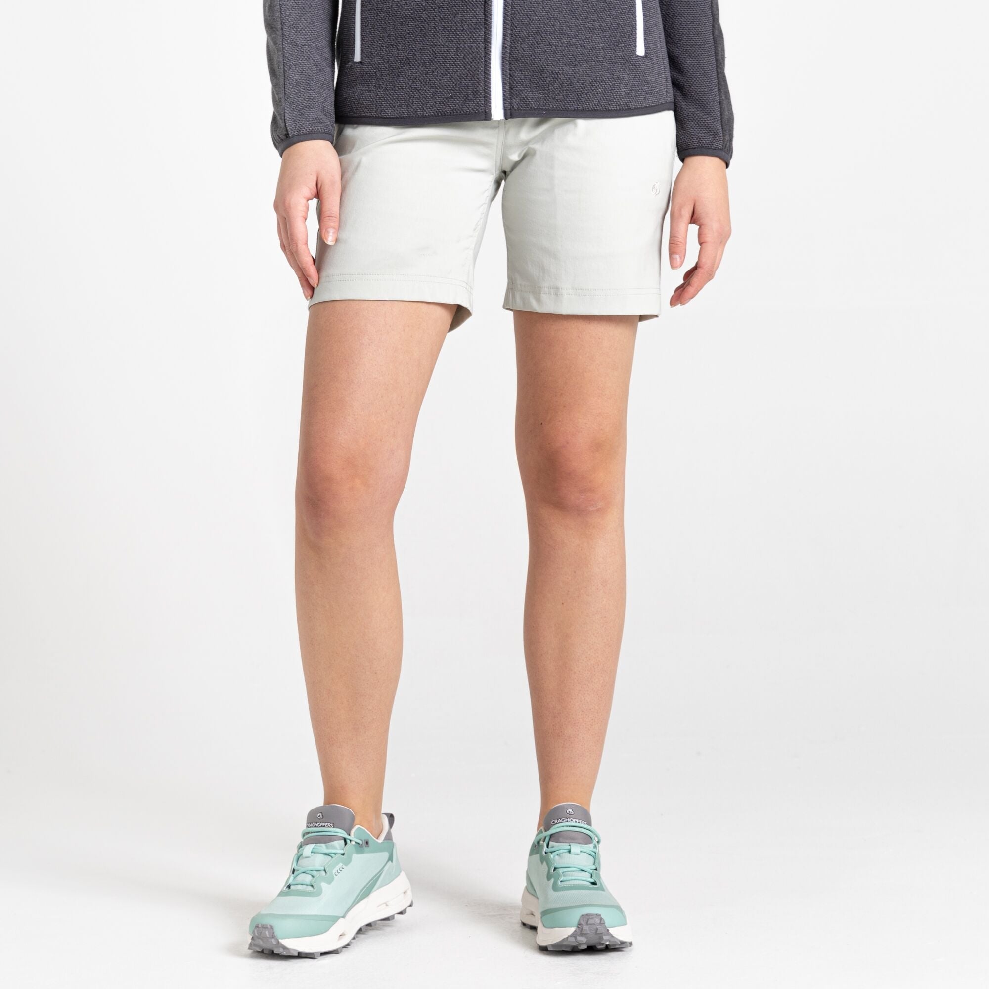 Women's Stretch Kiwi Pro III Shorts - Dove Grey