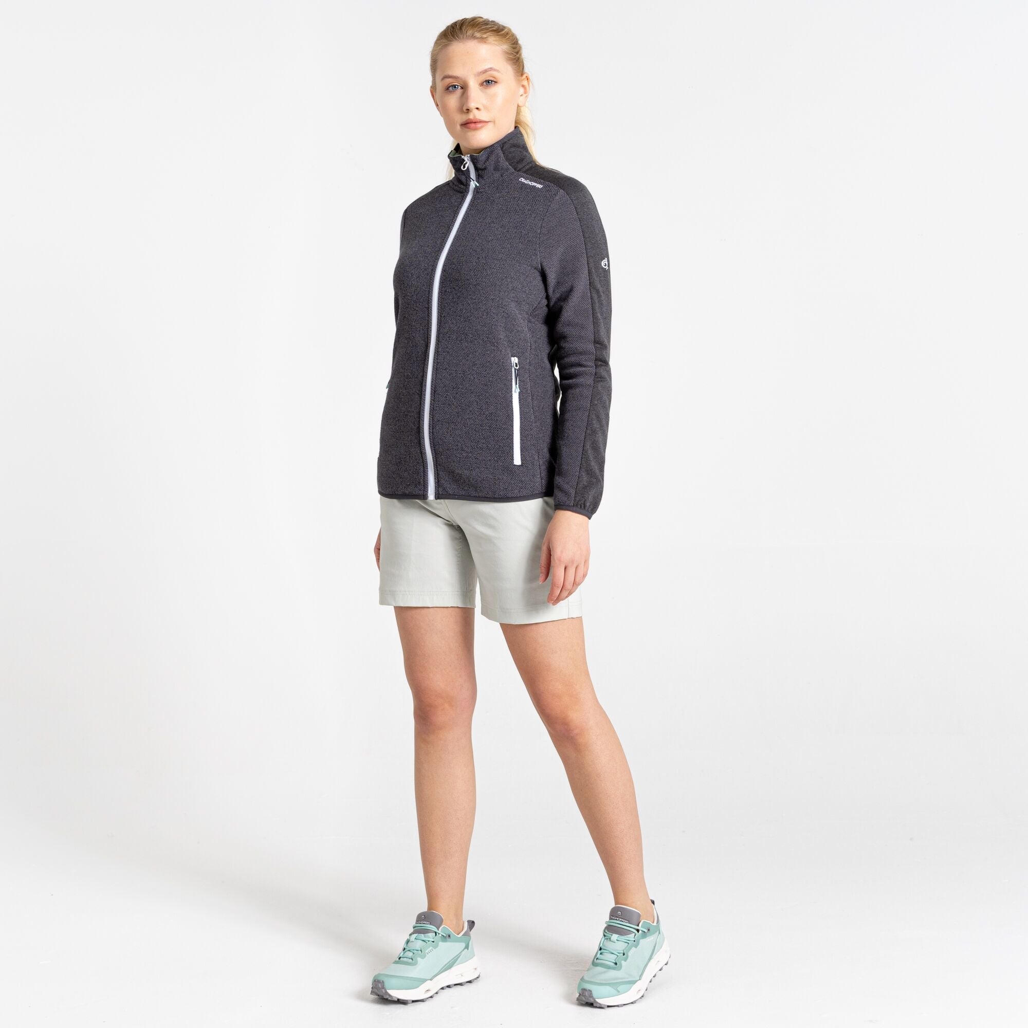 Women's Stretch Kiwi Pro III Shorts - Dove Grey