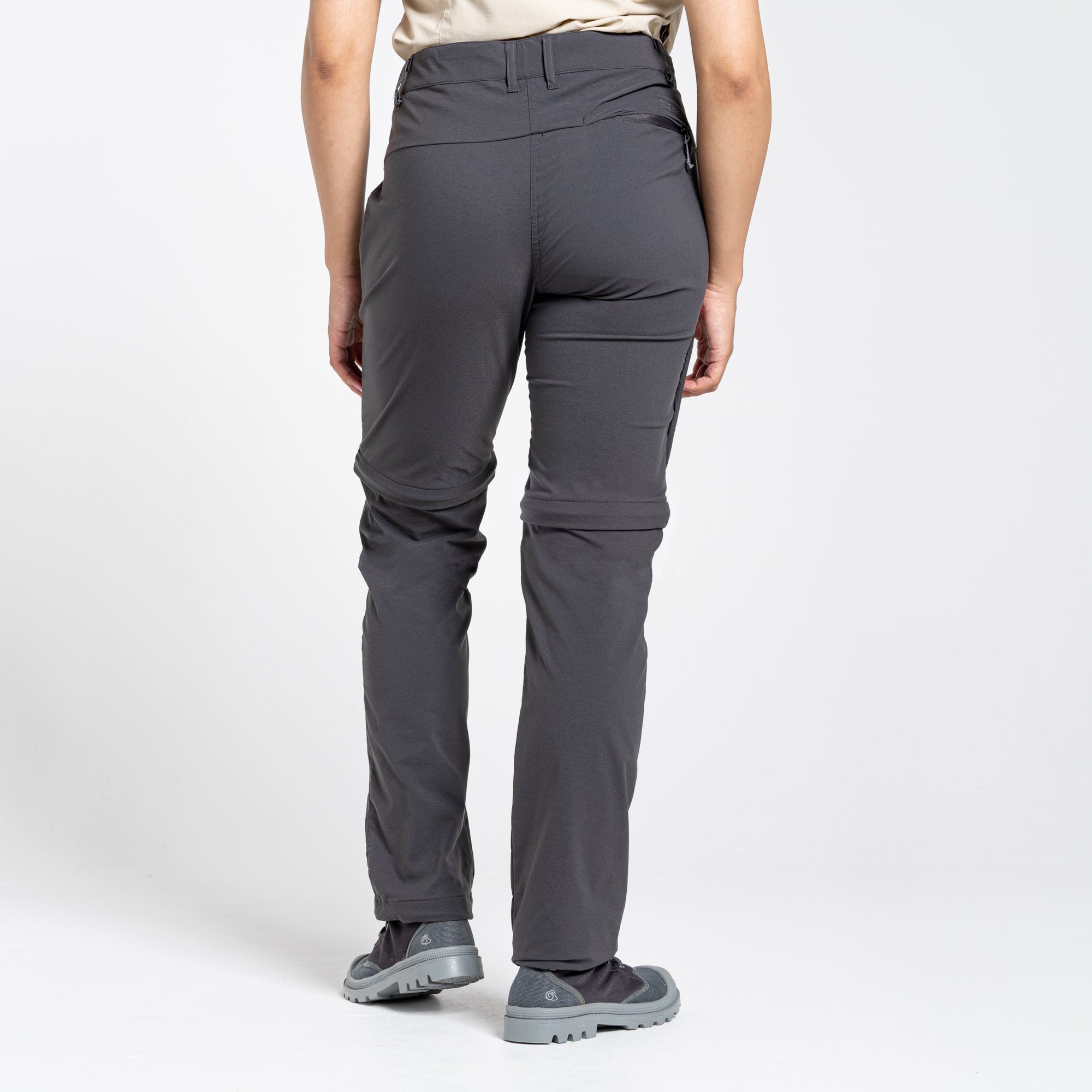 Women's Insect Shield® Pro II Convertible Pants - Charcoal
