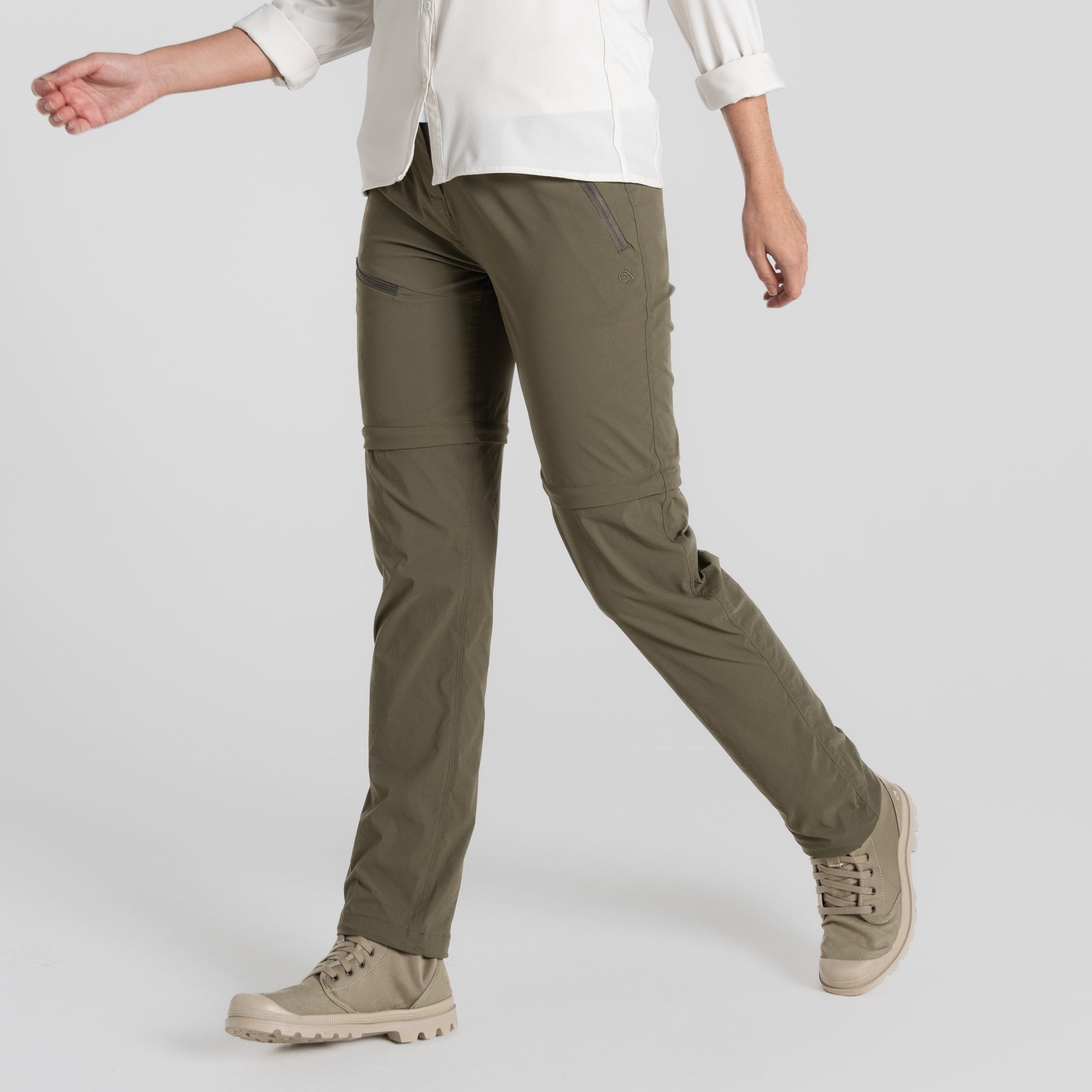 Women's Insect Shield® Pro III Convertible Pants - Wild Olive