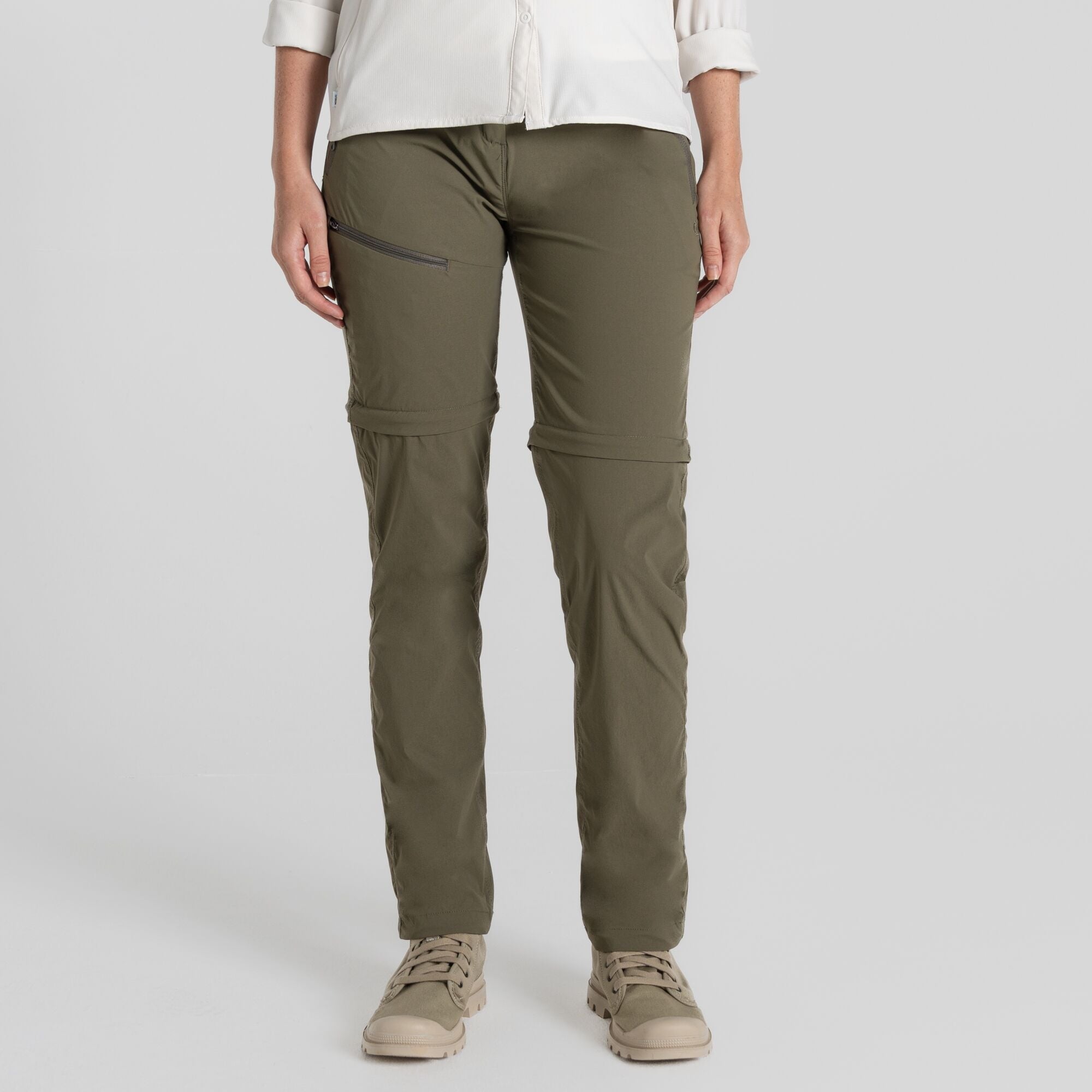 Women's Insect Shield® Pro III Convertible Pants - Wild Olive