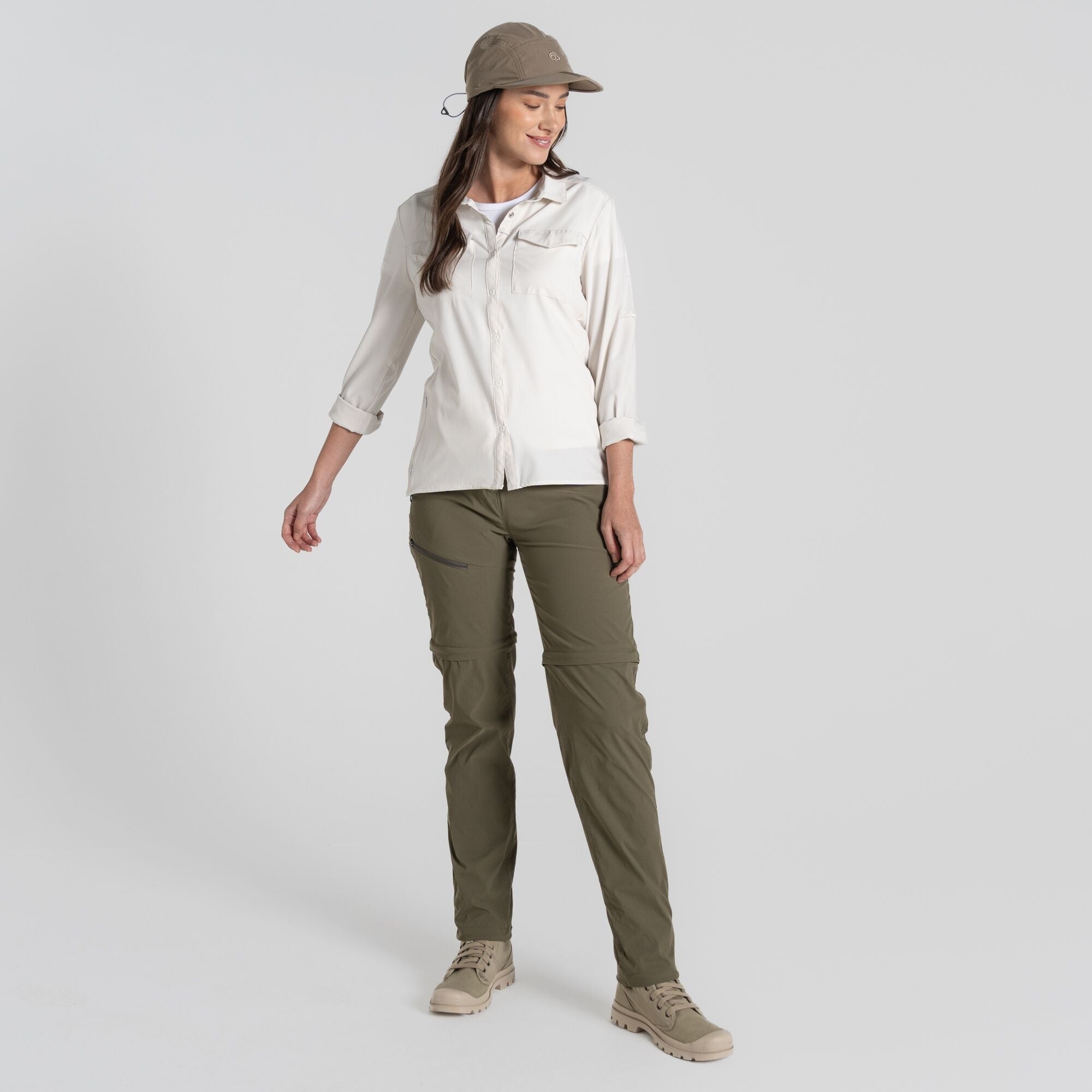 Women's Insect Shield® Pro III Convertible Pants - Wild Olive