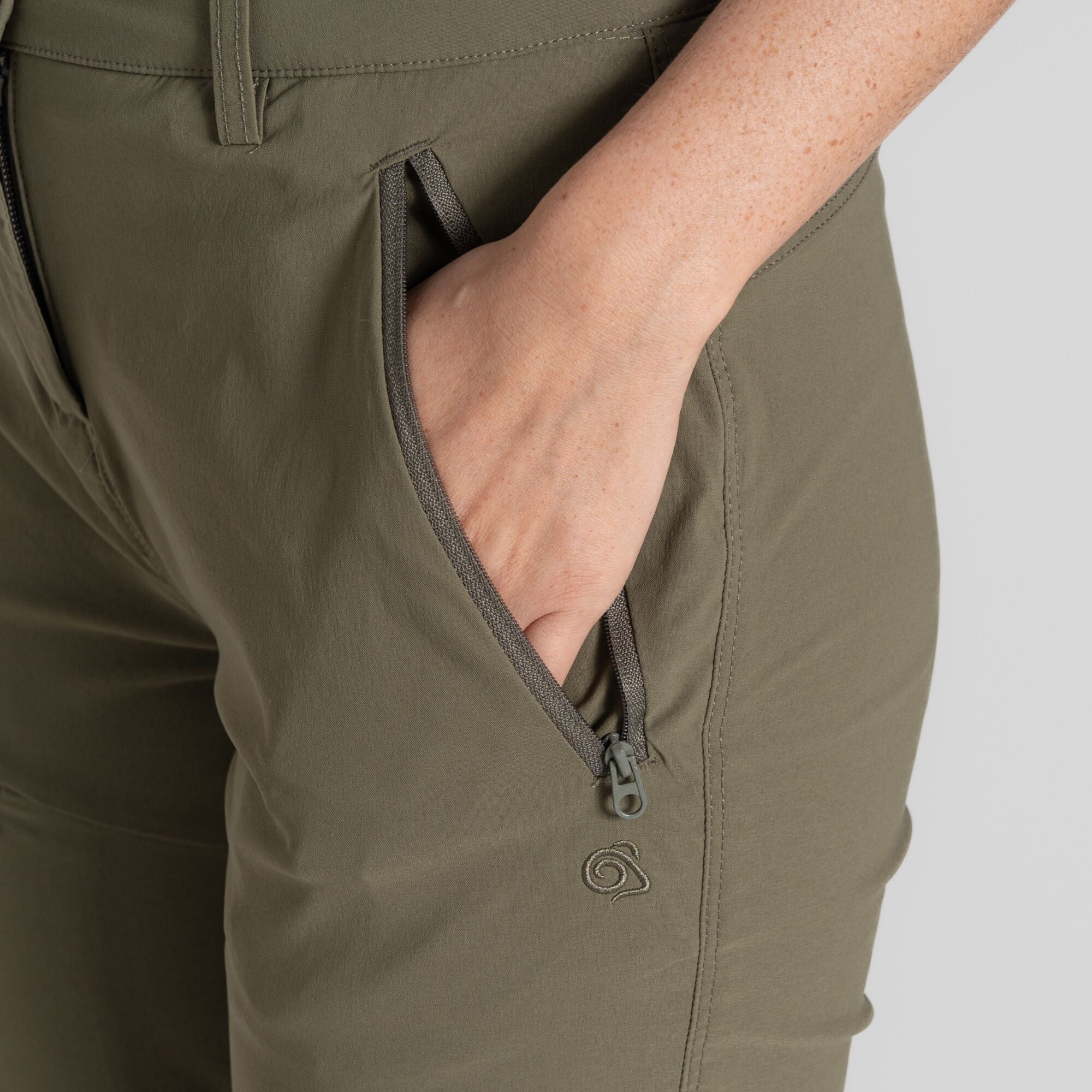 Women's Insect Shield® Pro III Convertible Pants - Wild Olive