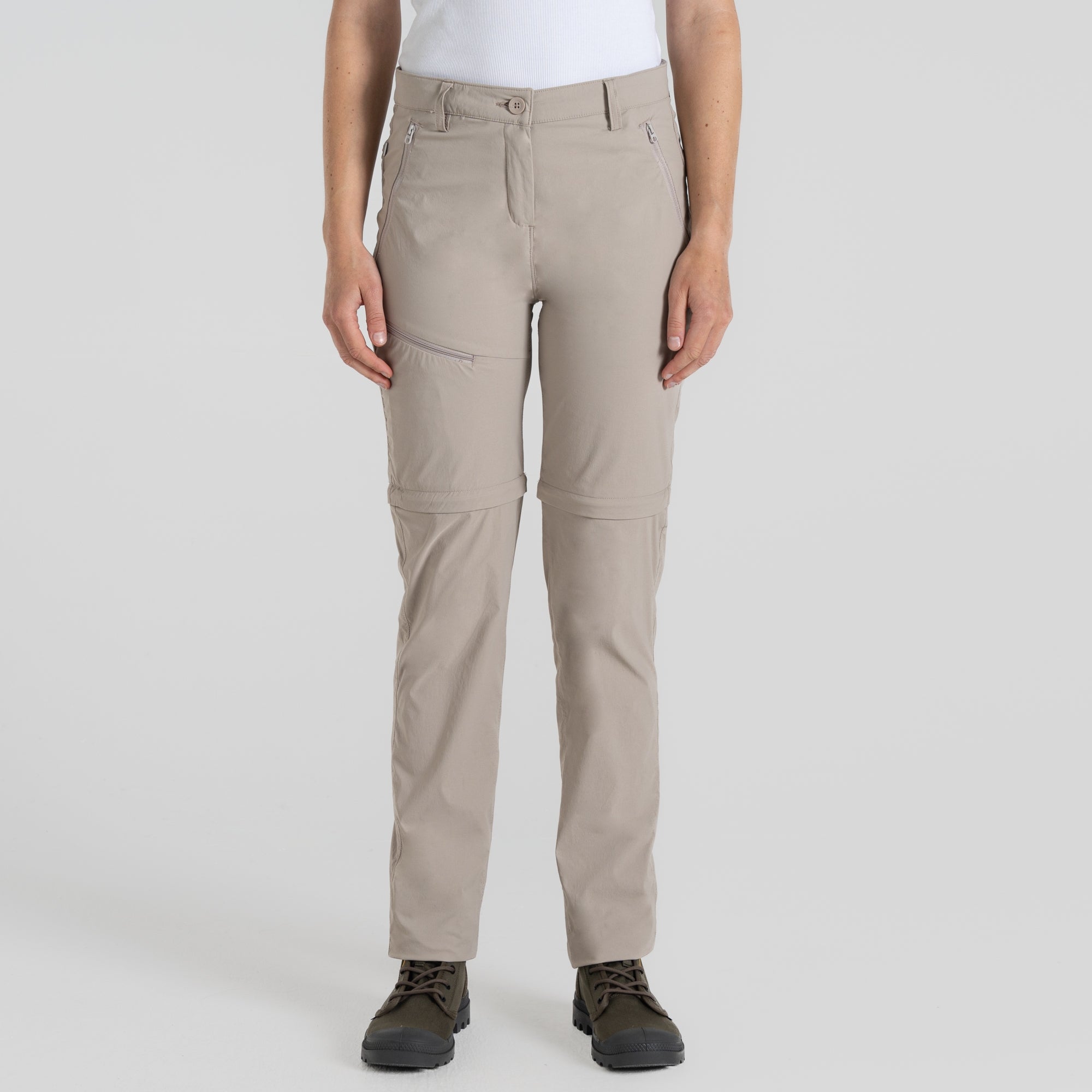 Women's Insect Shield® Pro III Convertible Pants - Soft Mushroom