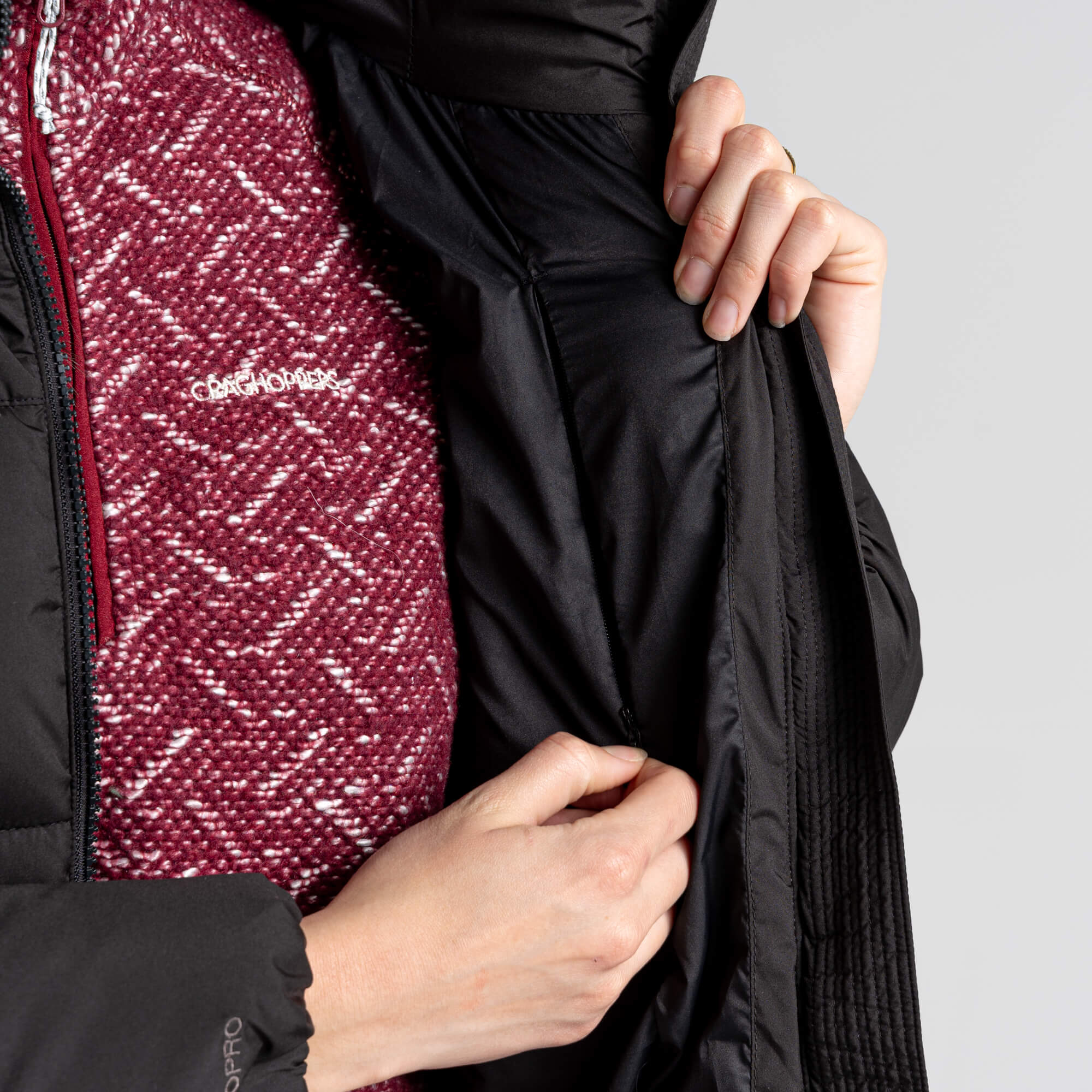 Women's Narlia Insulated Hooded Jacket - Black