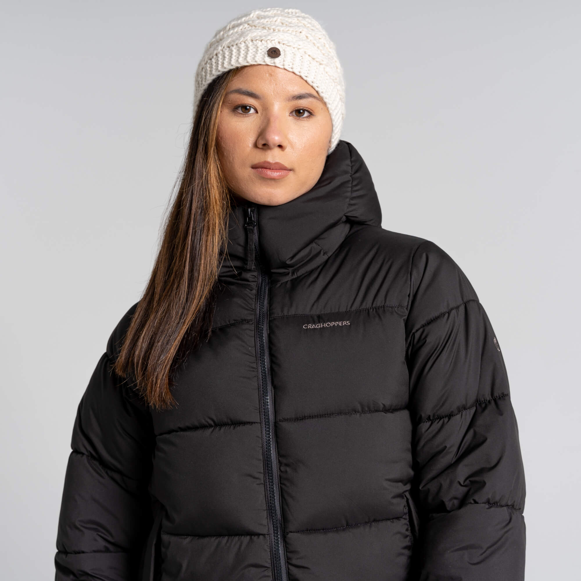Women's Narlia Insulated Hooded Jacket - Black