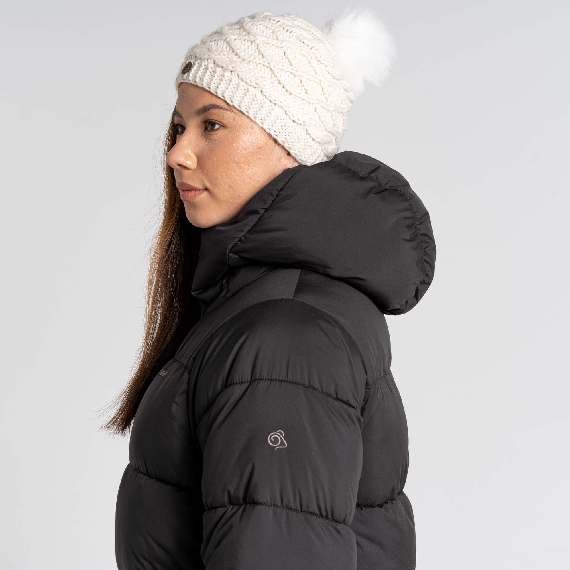 Women's Narlia Insulated Hooded Jacket - Black