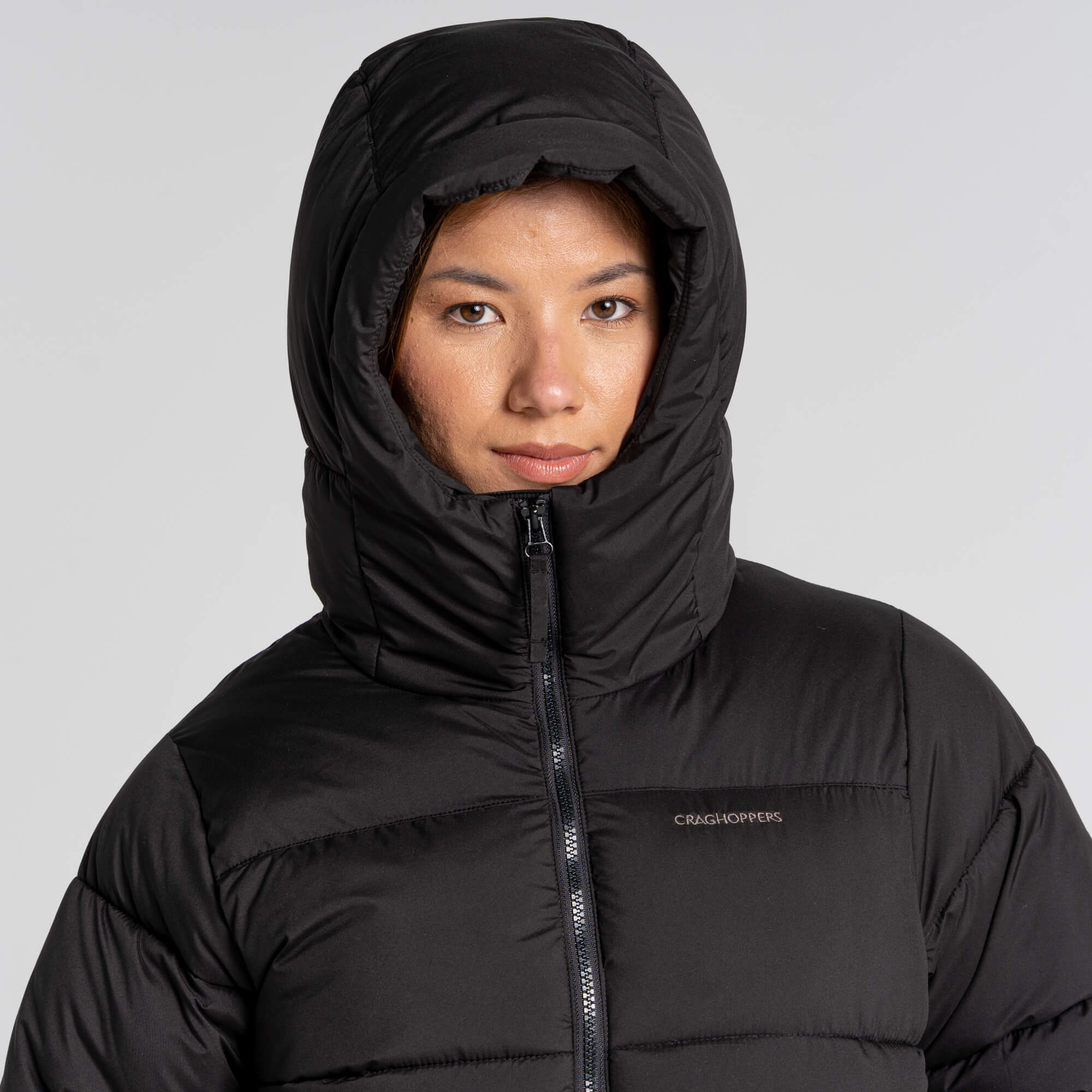 Women's Narlia Insulated Hooded Jacket - Black