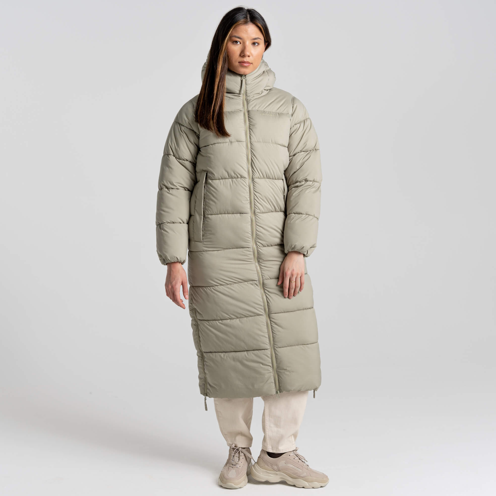 Women's Narlia Insulated Hooded Jacket | Willow Green