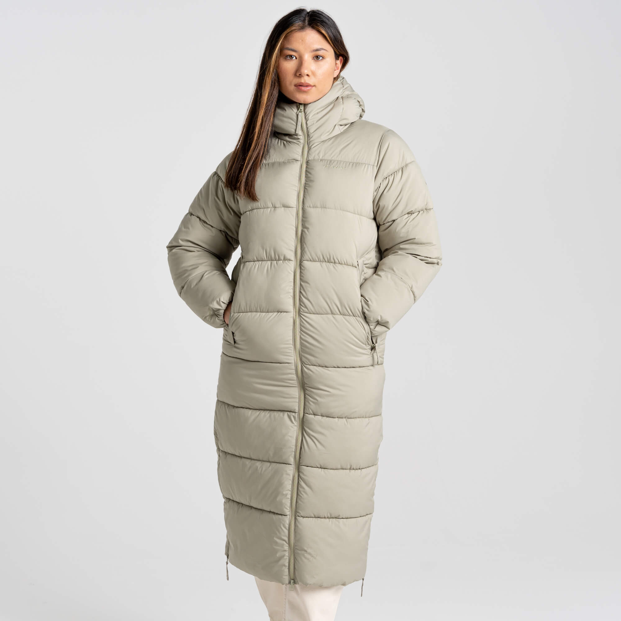 Women's Narlia Insulated Hooded Jacket | Willow Green