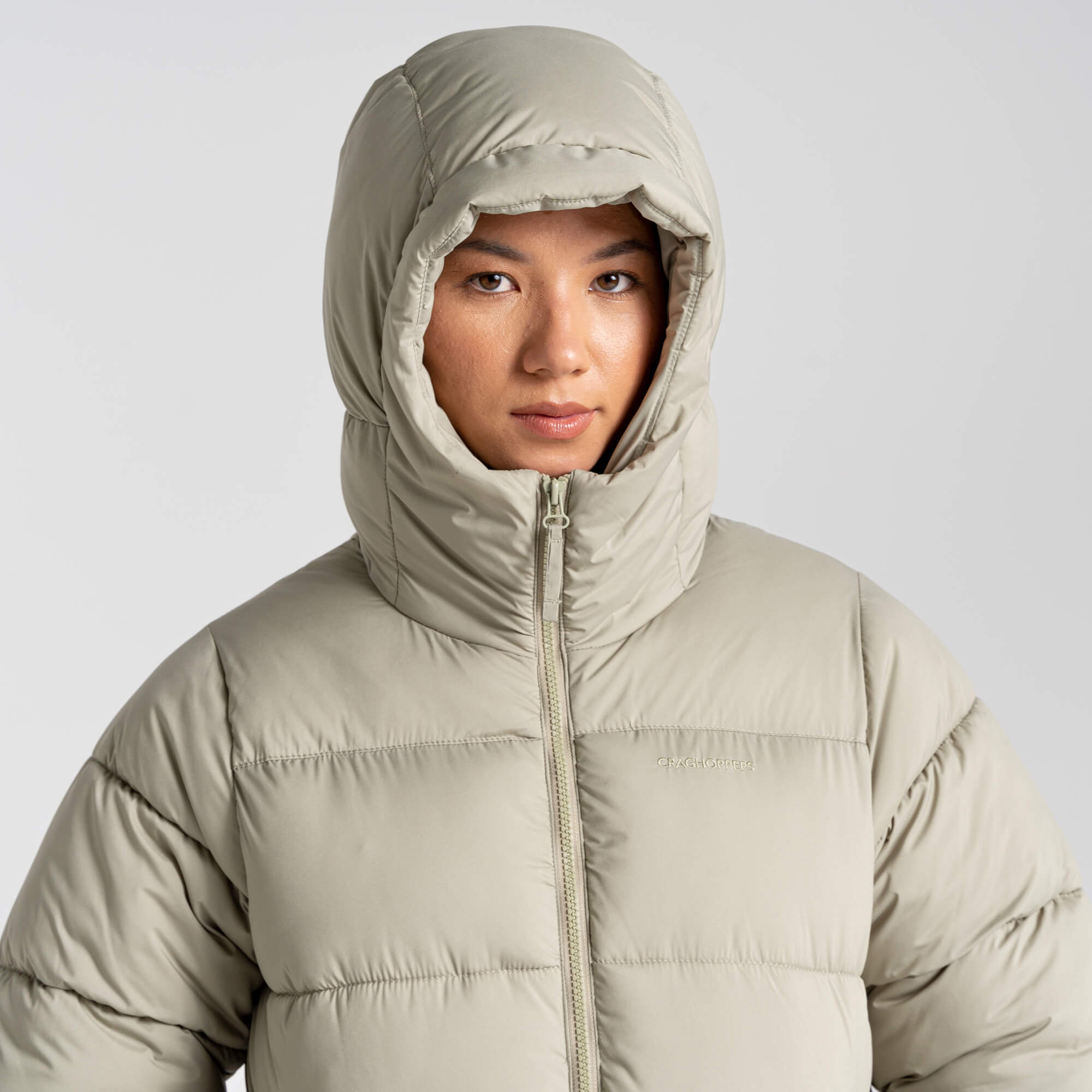 Women's Narlia Insulated Hooded Jacket | Willow Green