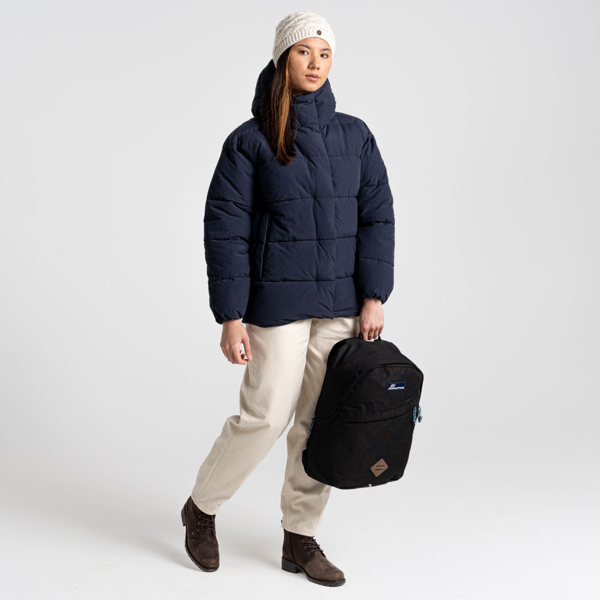 Women's Madora Insulated Hooded Jacket - Blue Navy