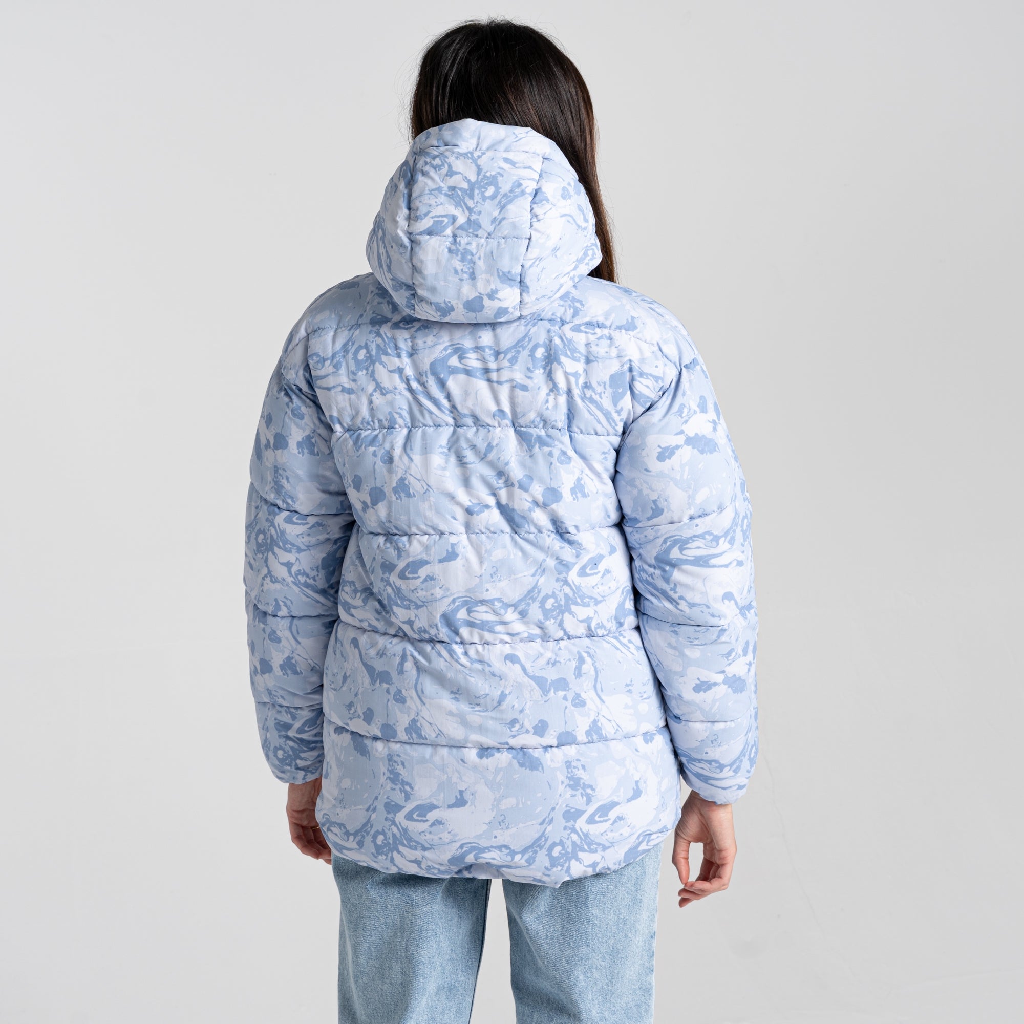 Women's Madora Insulated Hooded Jacket - Autumn Mist Print