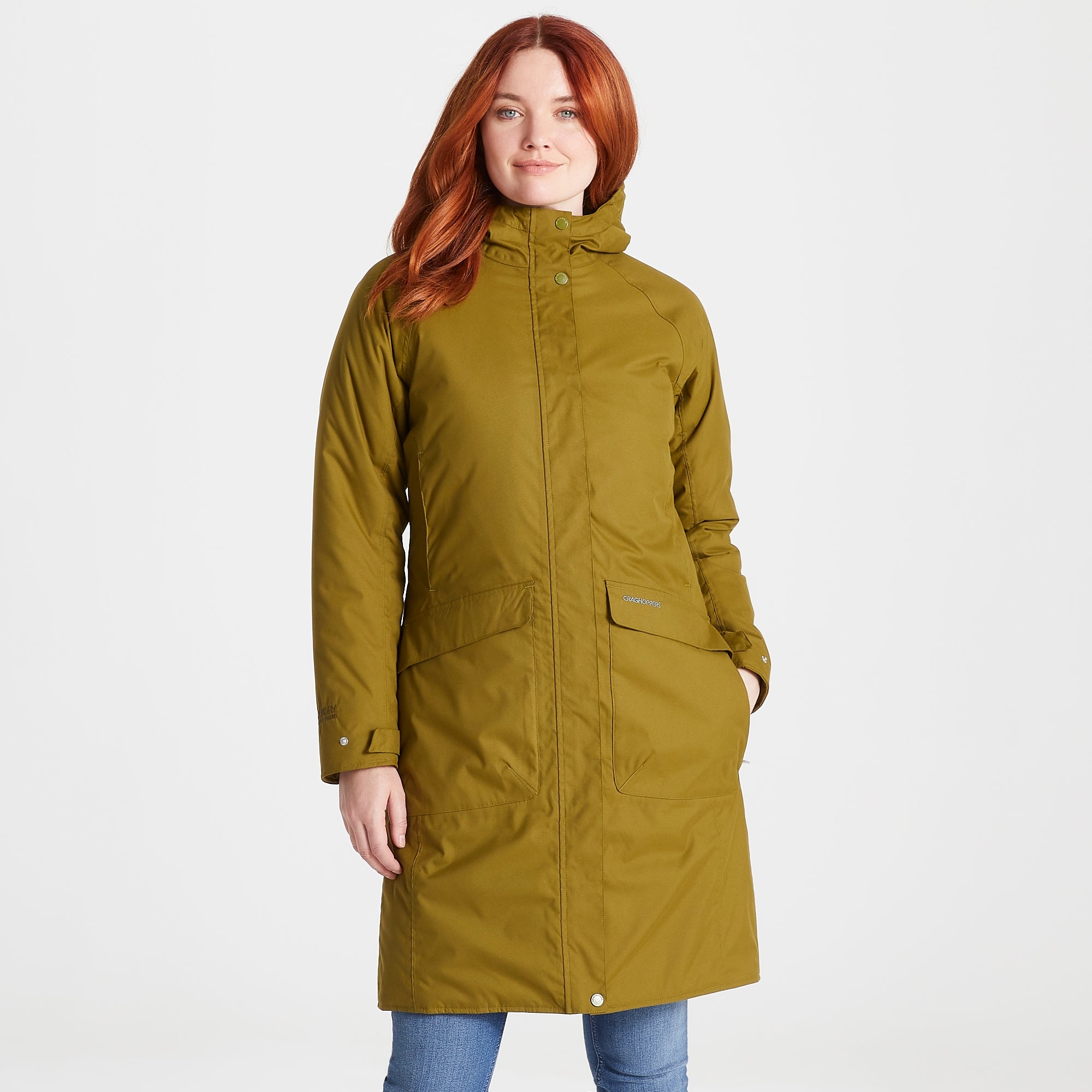 Women's Caithness Waterproof Jacket - Olive Tree