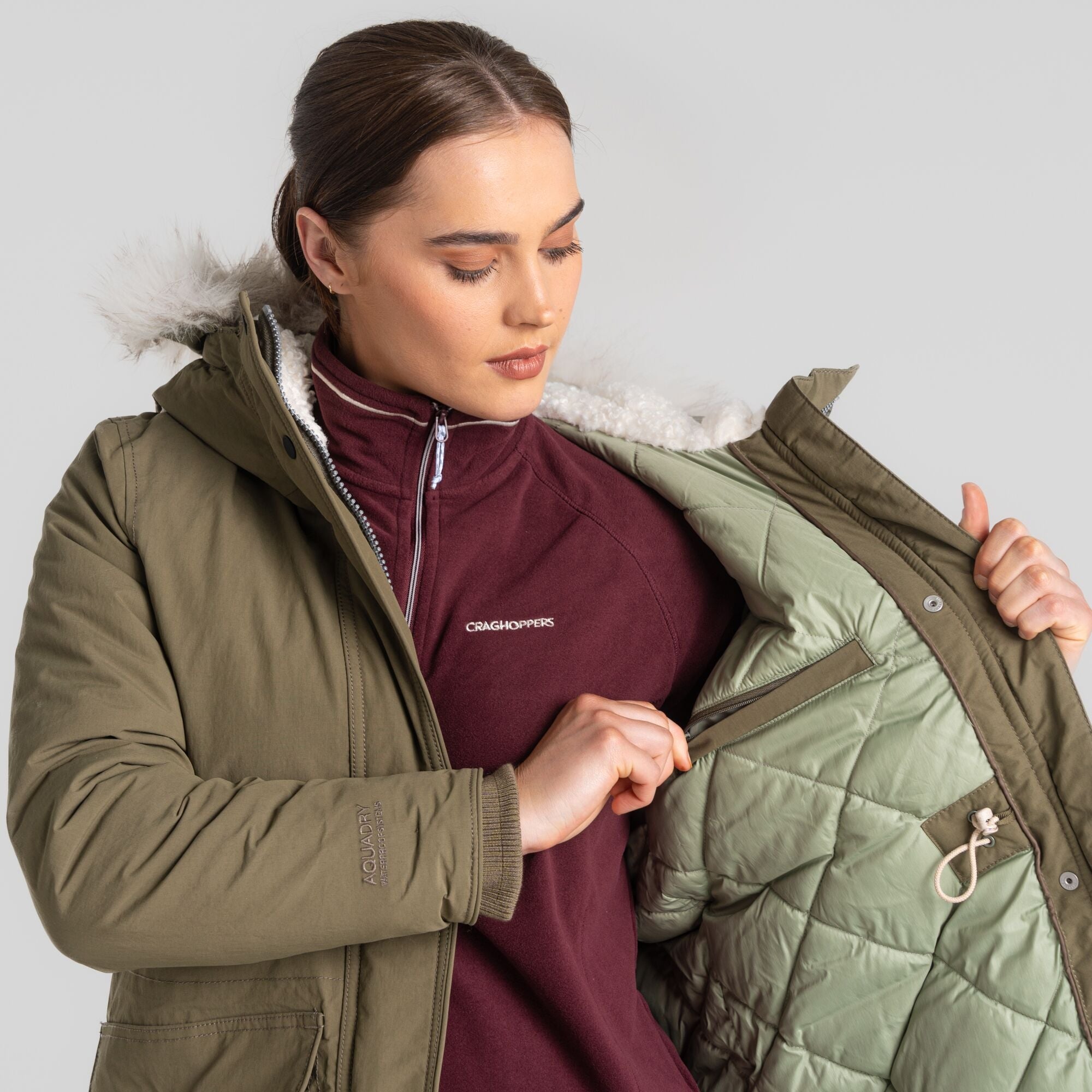 Women's Lundale Insulated Jacket - Wild Olive