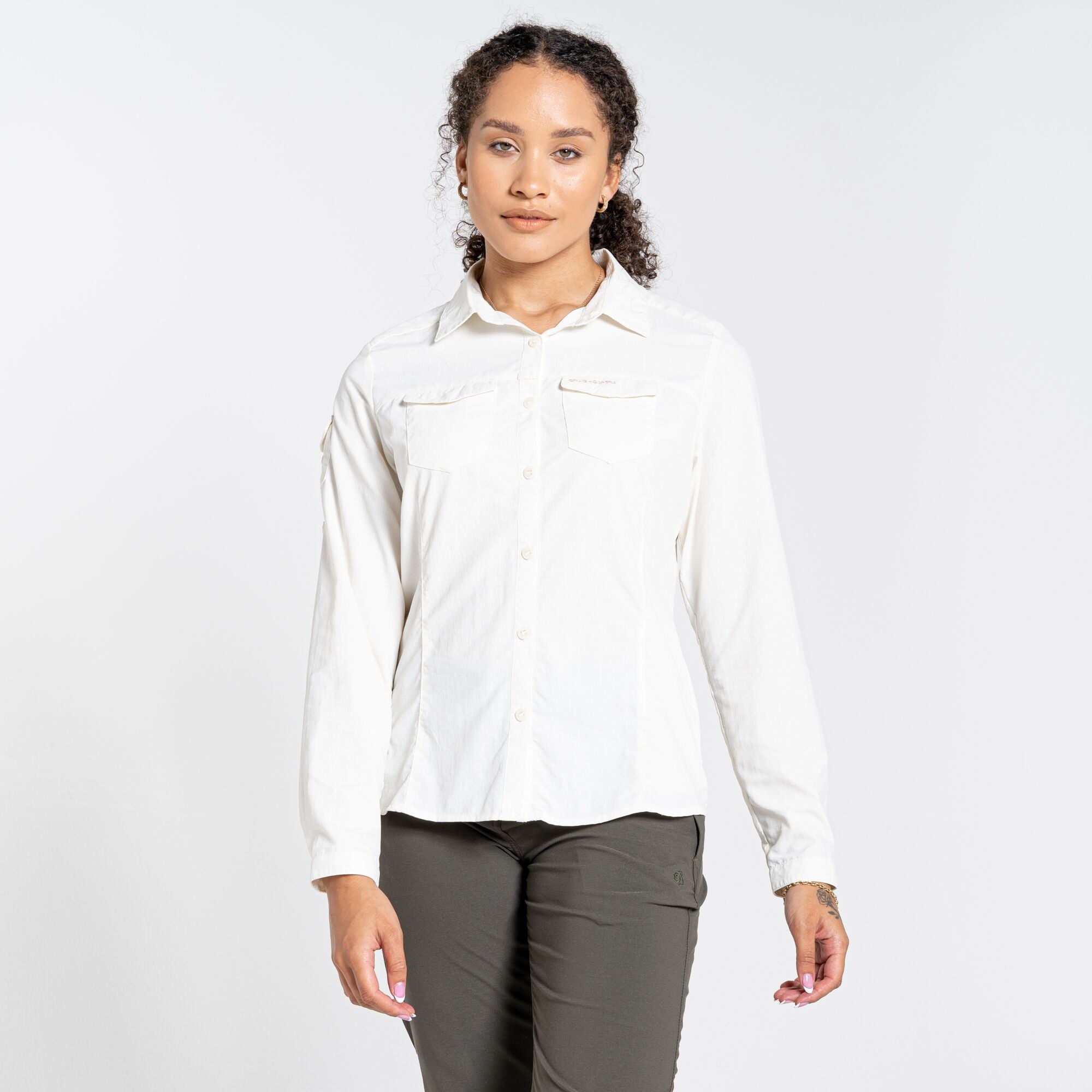 Women's Insect Shield® Adventure II Long-Sleeved Shirt - Sea Salt