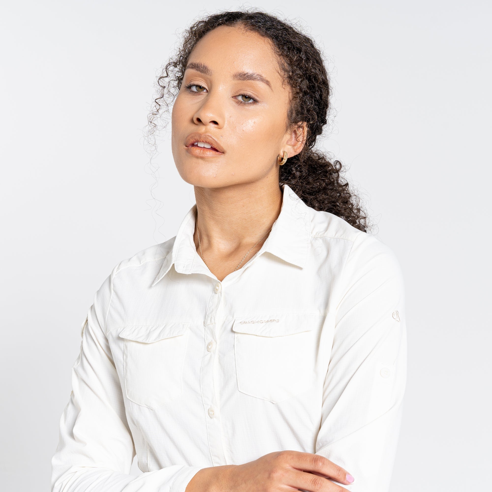 Women's Insect Shield® Adventure II Long-Sleeved Shirt - Sea Salt